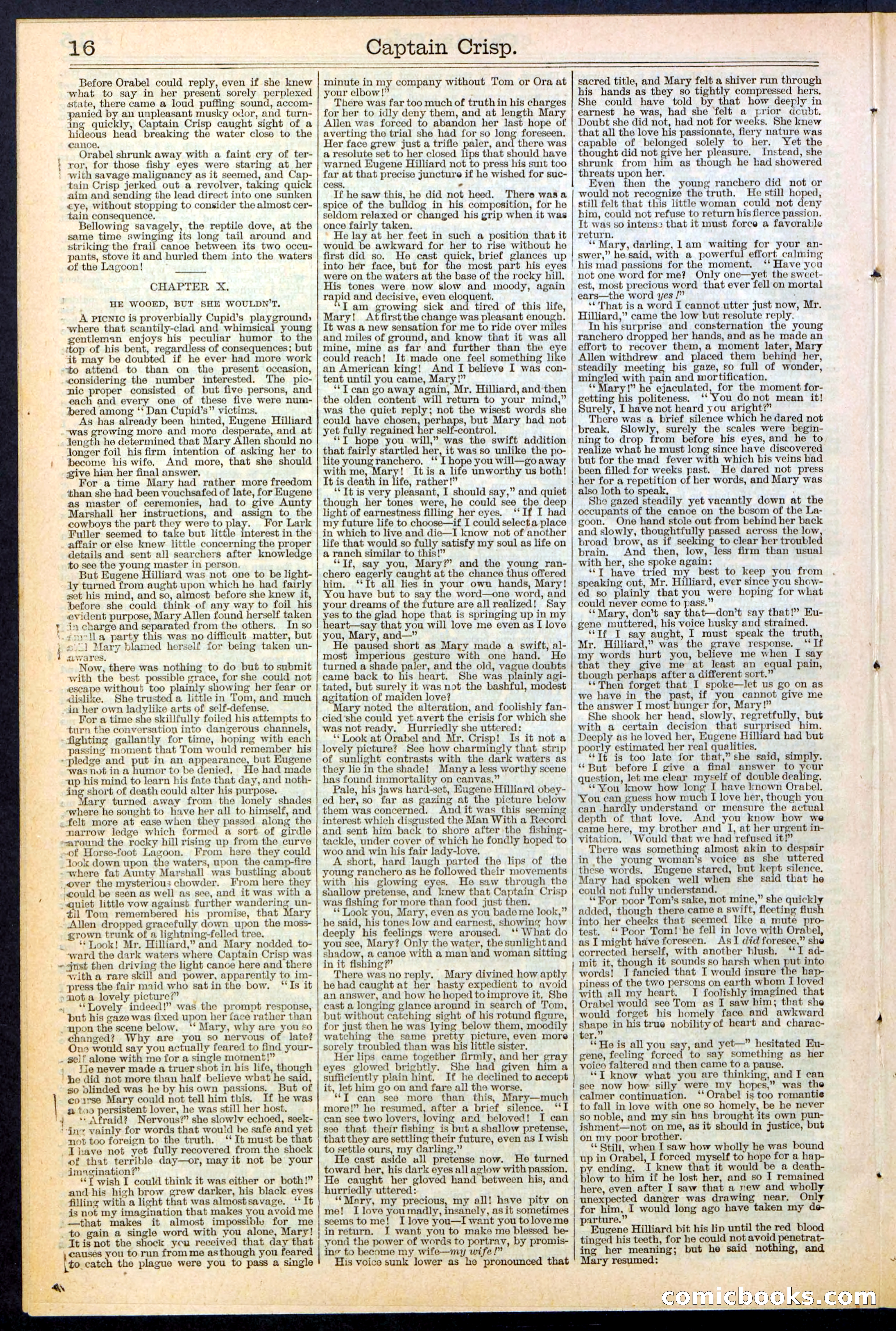 Beadle's Dime Library No. 372 — page 16 of 32