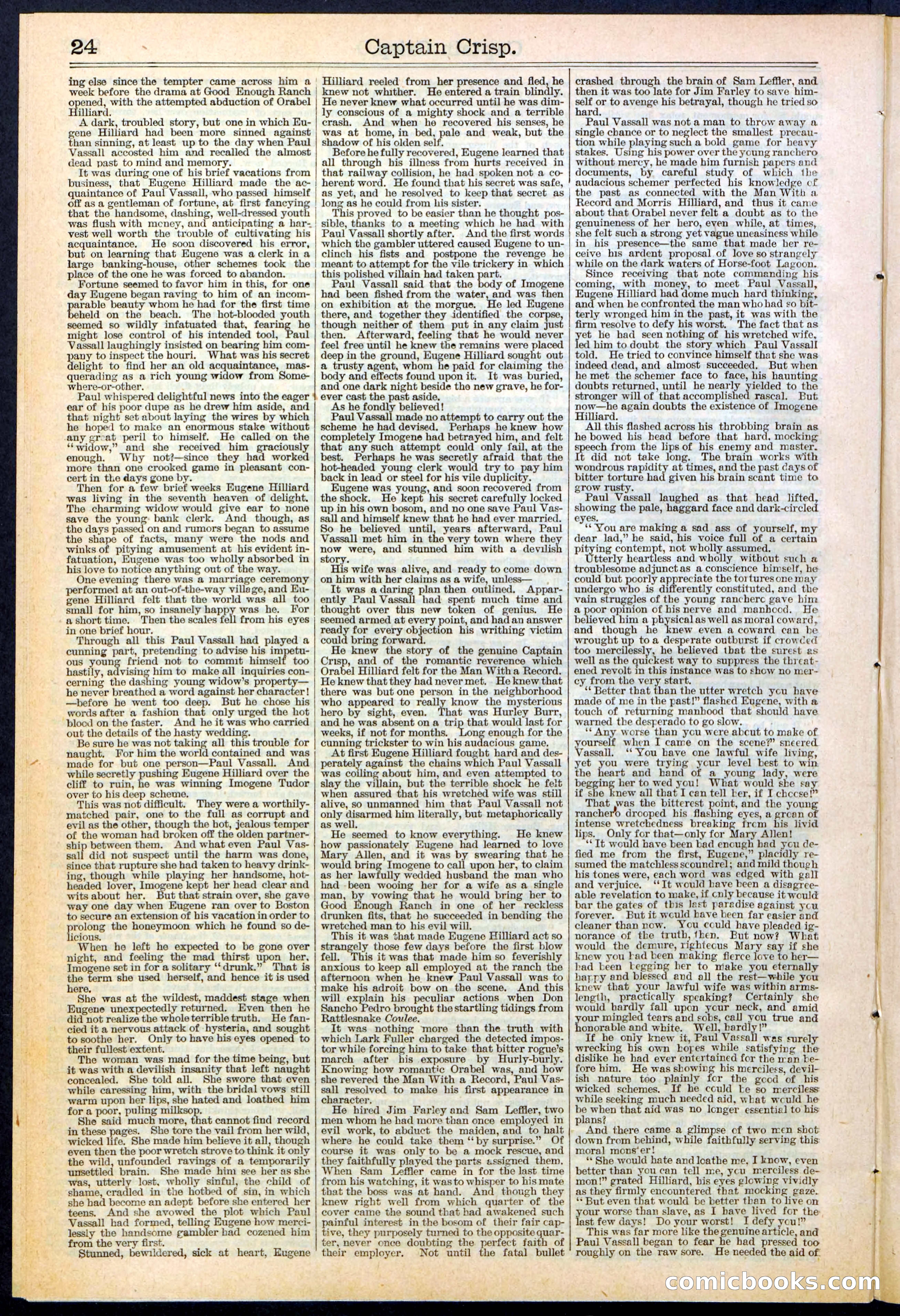 Beadle's Dime Library No. 372 — page 24 of 32