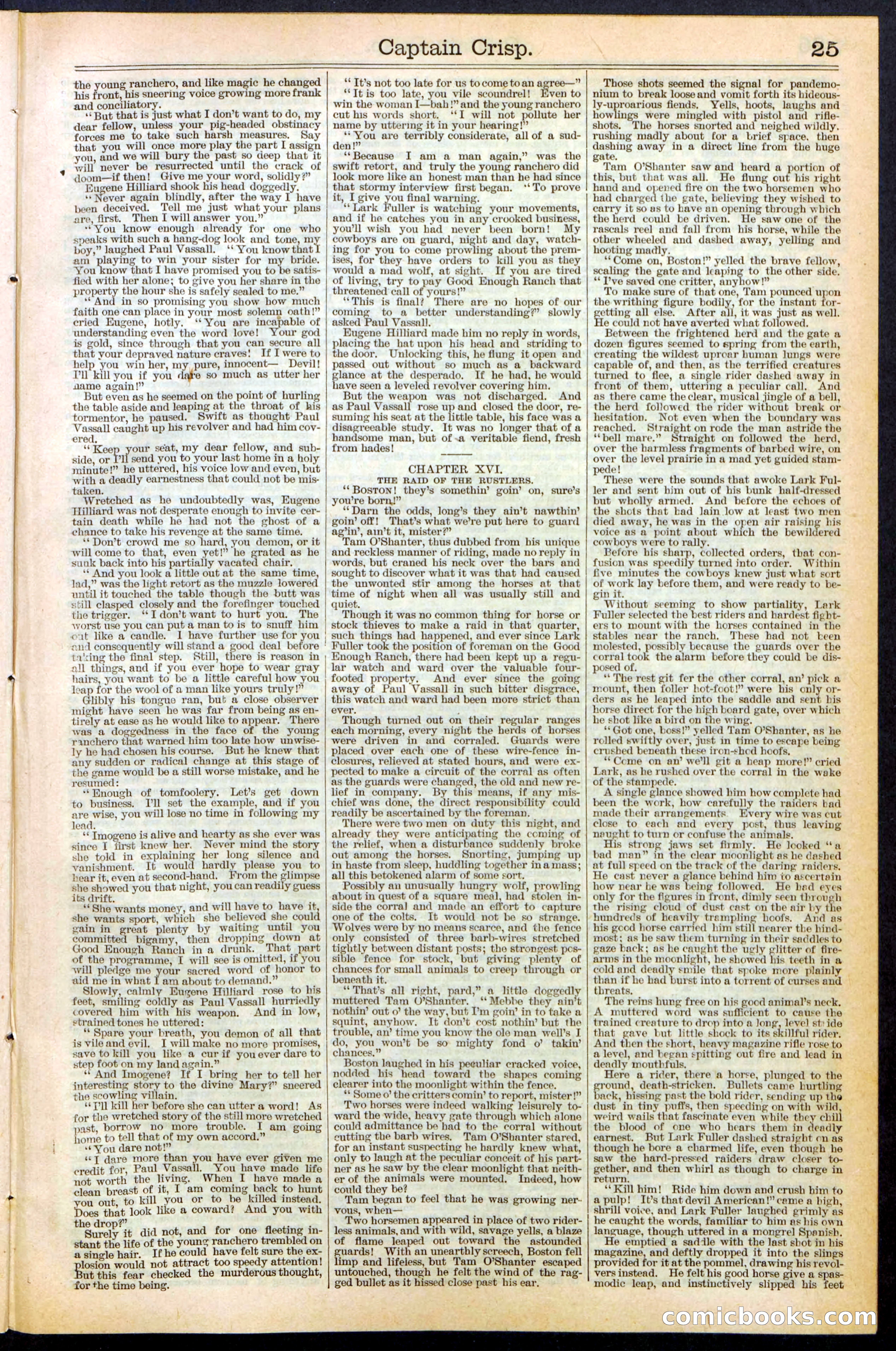 Beadle's Dime Library No. 372 — page 25 of 32