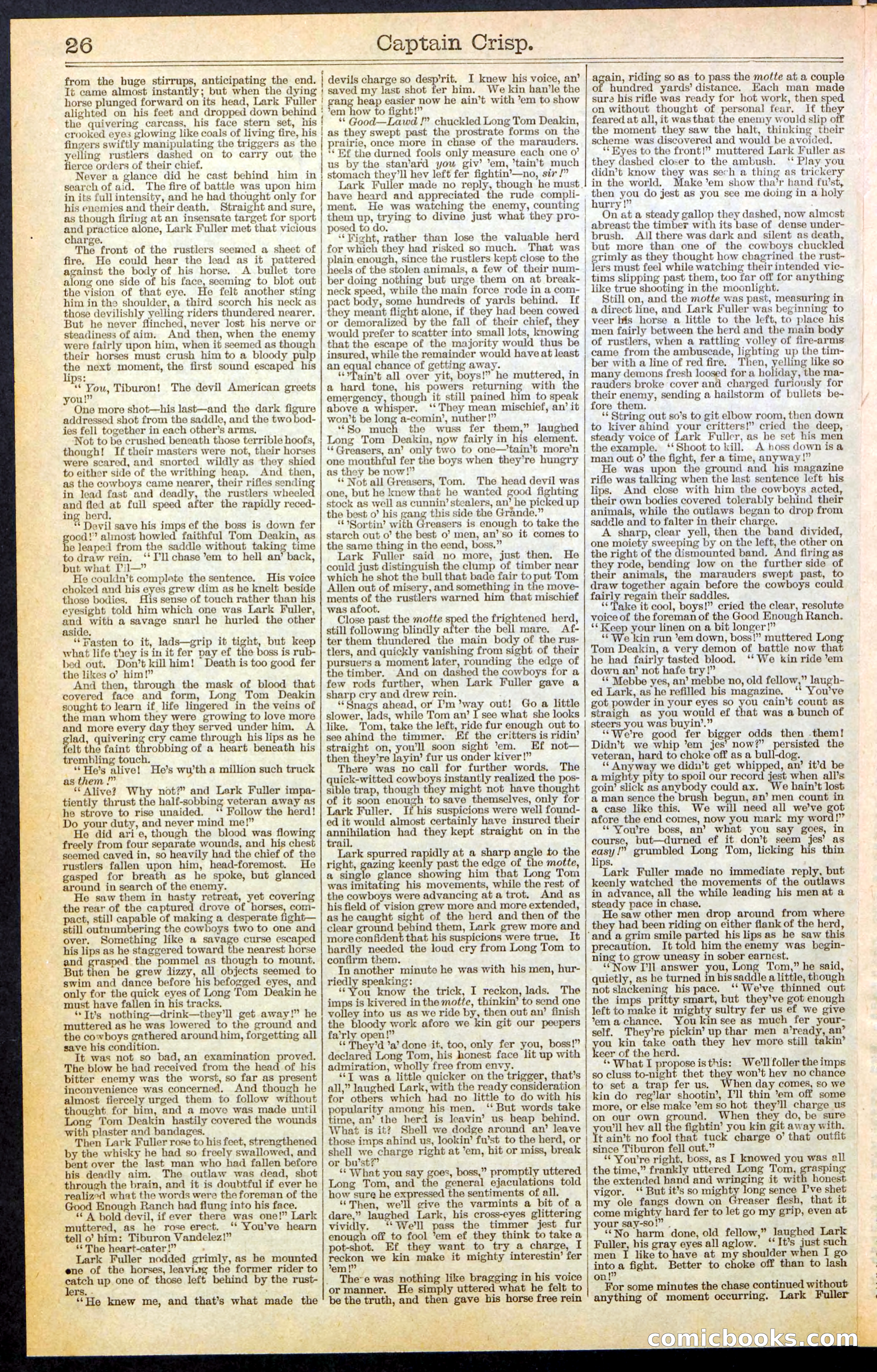 Beadle's Dime Library No. 372 — page 26 of 32