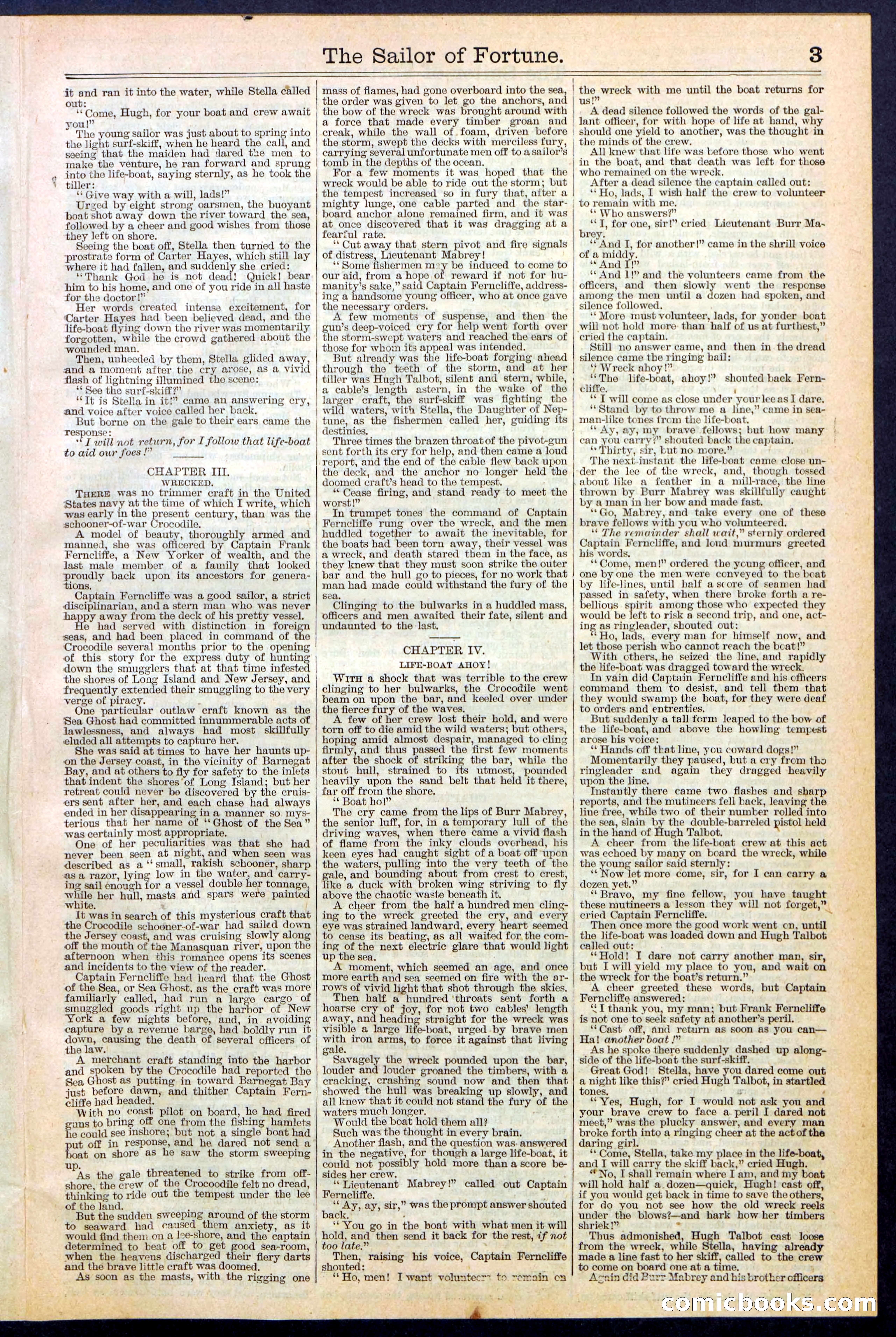 Beadle's New York Dime Library No. 373 — page 3 of 32