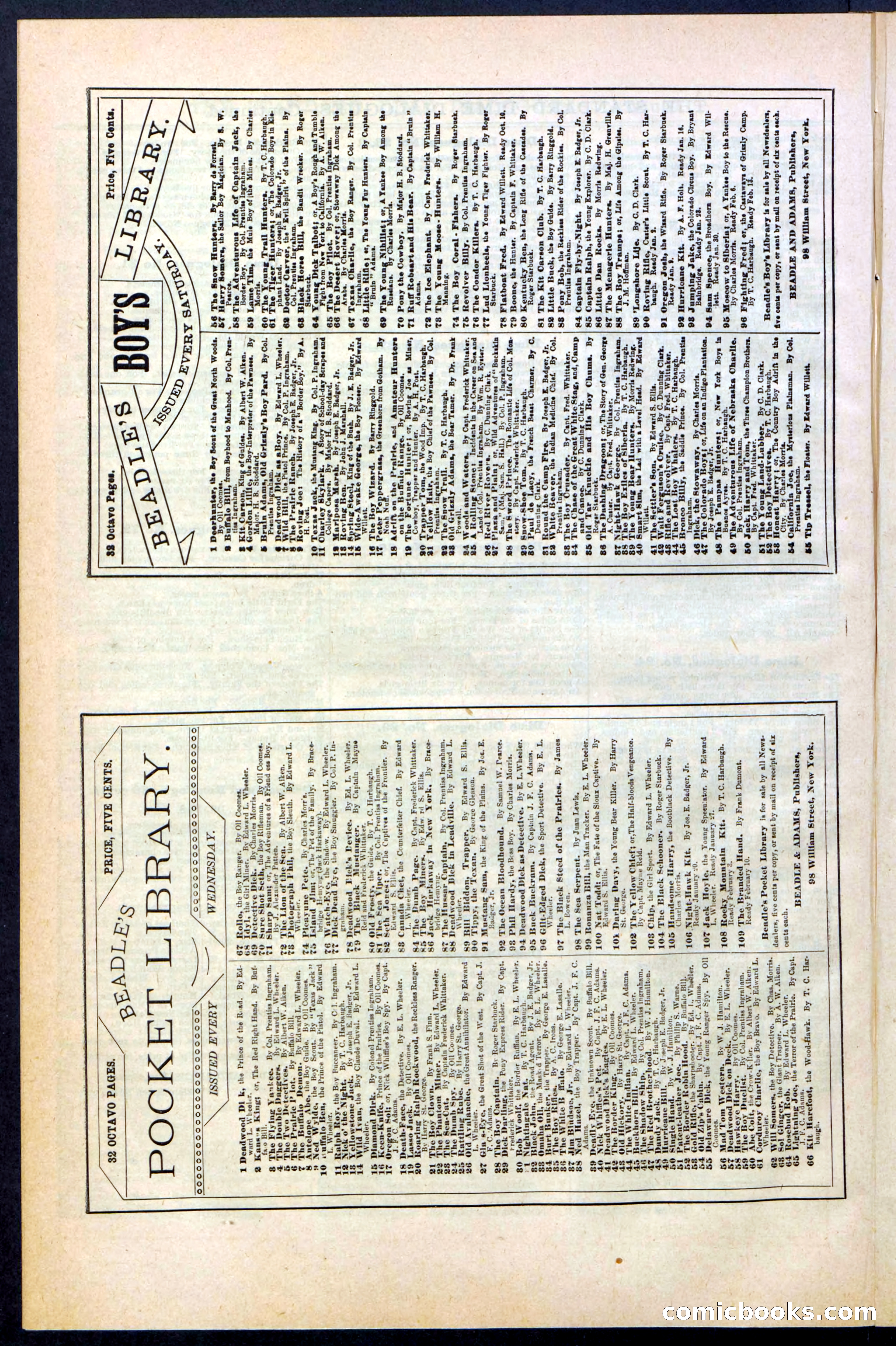 Beadle's New York Dime Library No. 373 — page 28 of 32