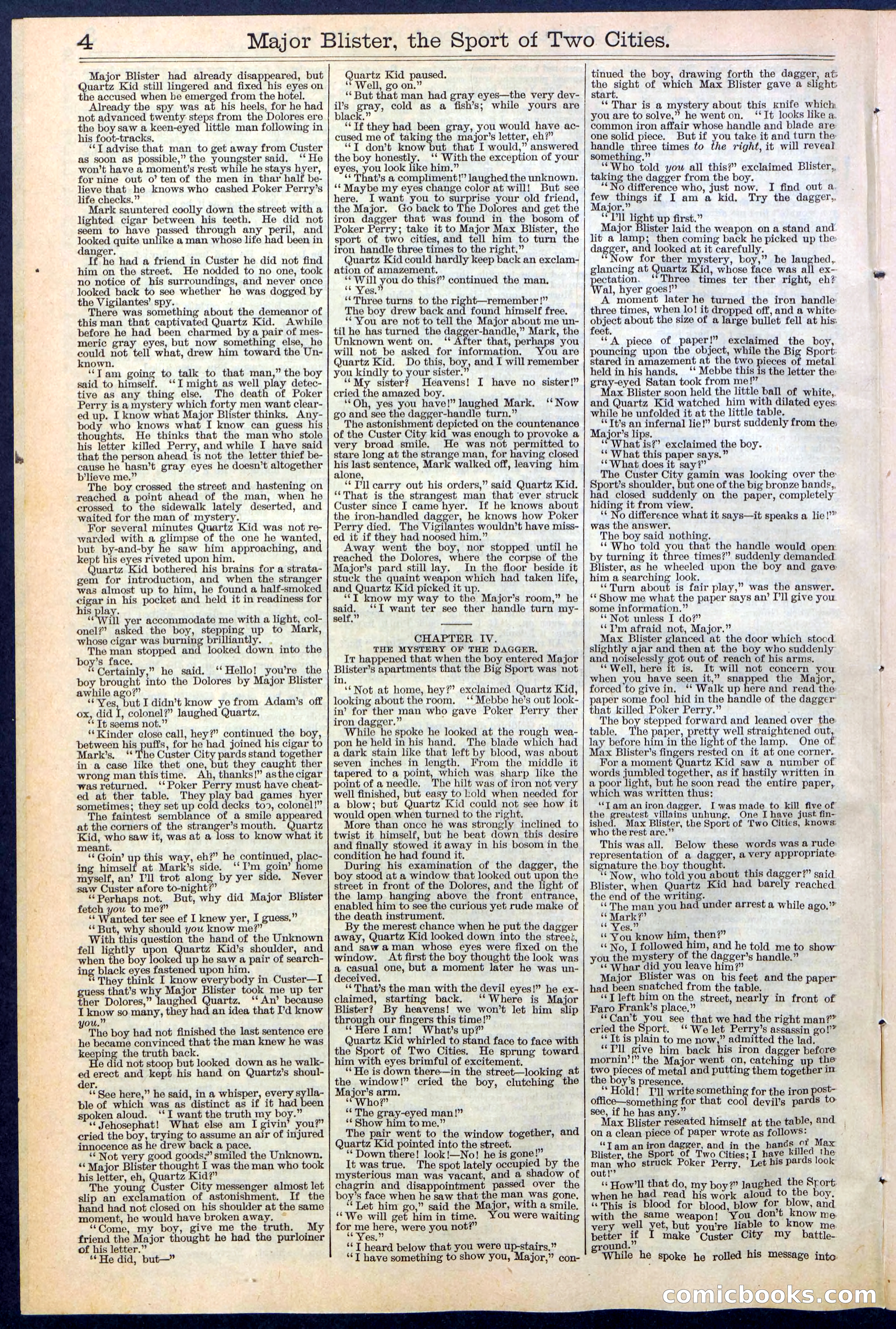 Beadle's New York Dime Library, No. 374 — page 4 of 32