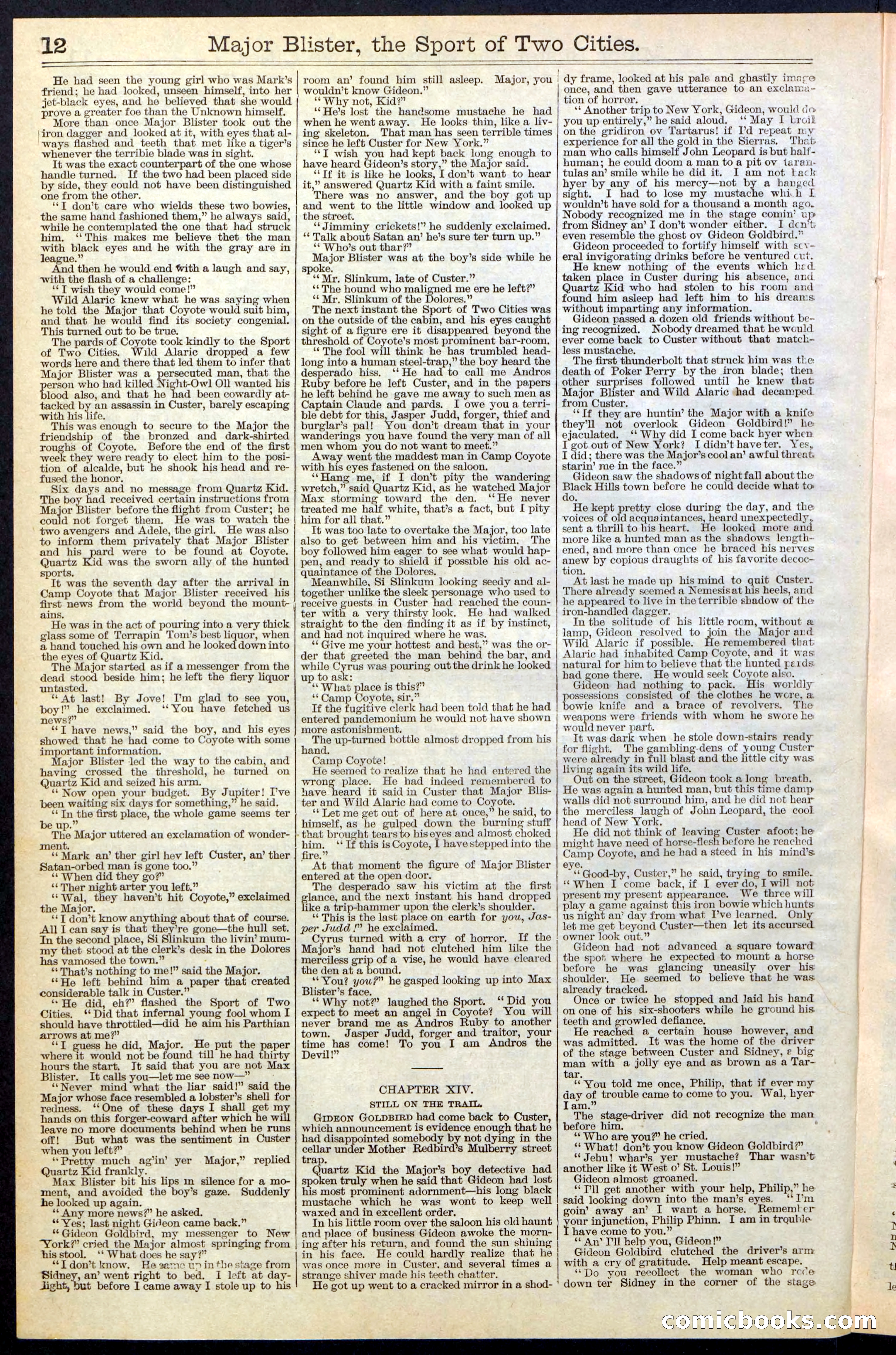Beadle's New York Dime Library, No. 374 — page 12 of 32