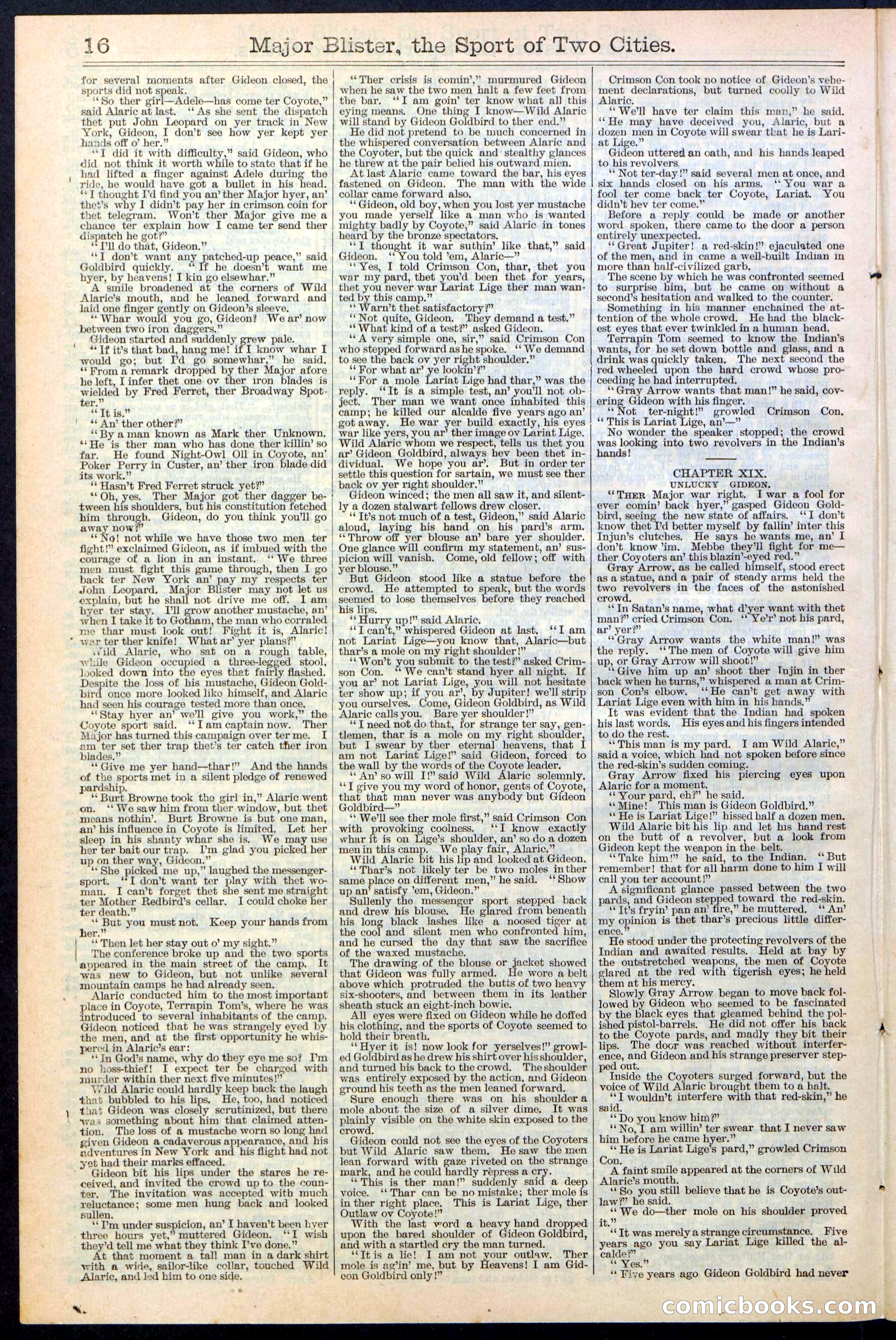 Beadle's New York Dime Library, No. 374 — page 16 of 32