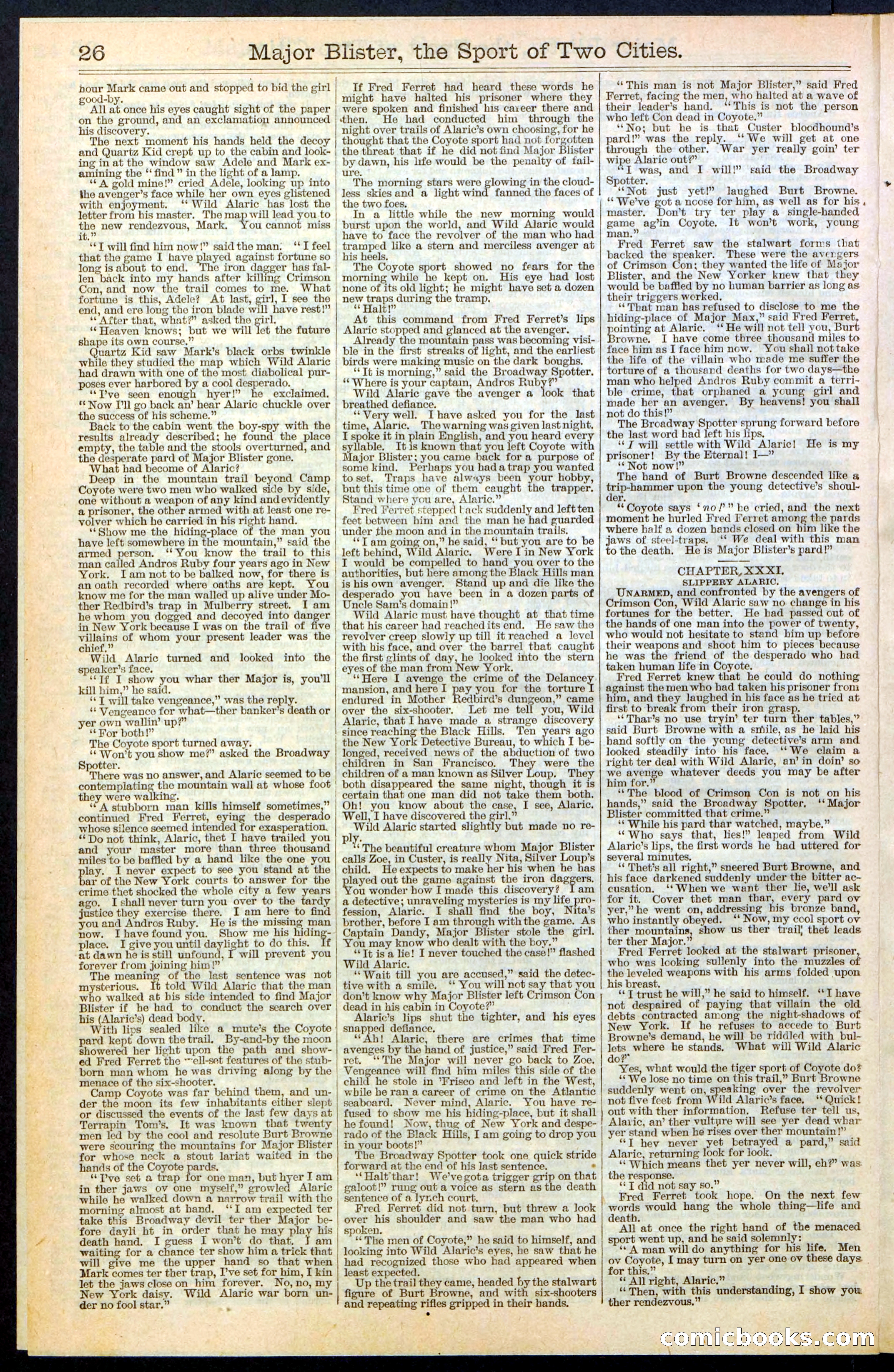 Beadle's New York Dime Library, No. 374 — page 26 of 32