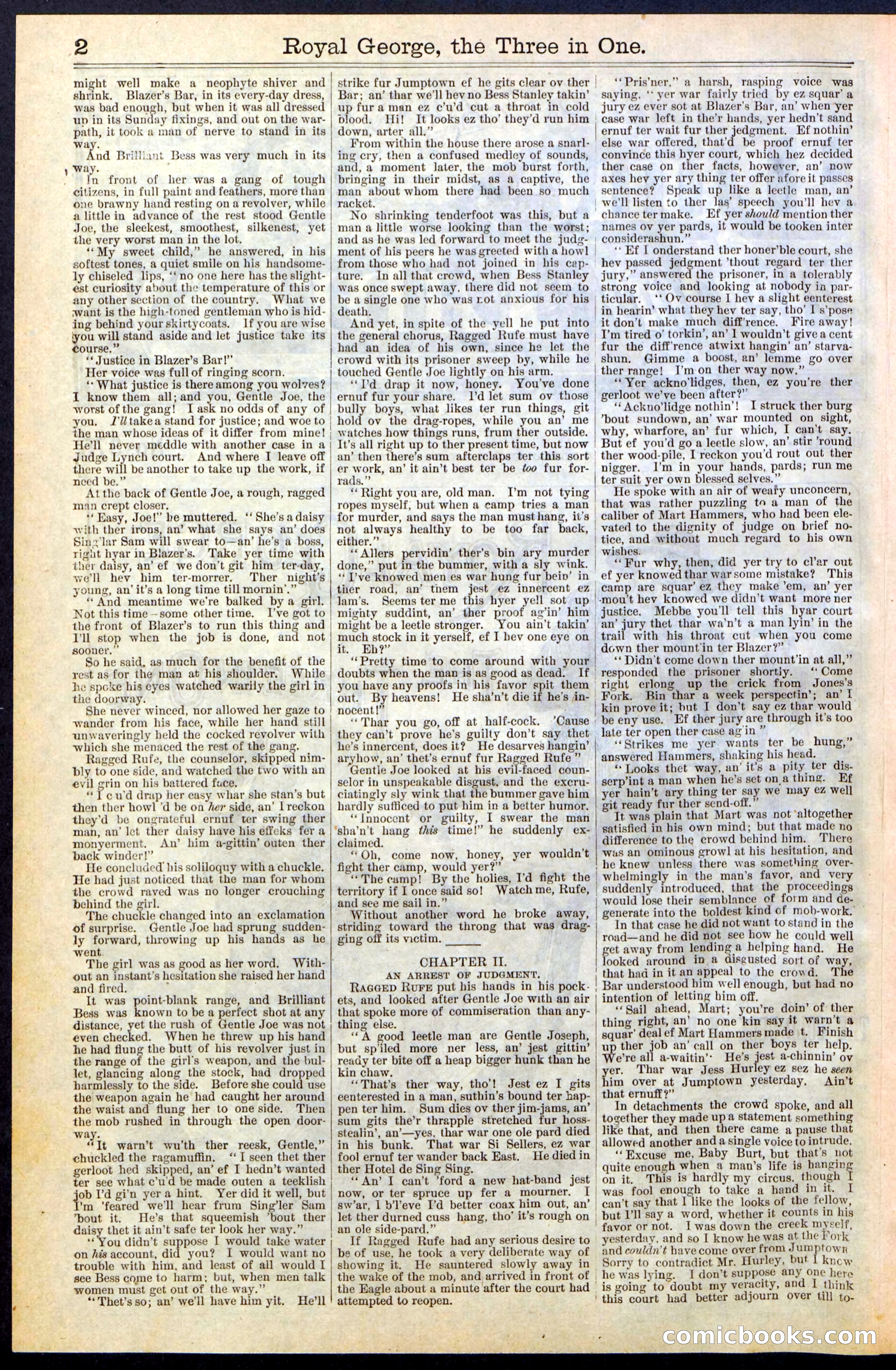 Beadle's New York Dime Library, No. 375 — page 2 of 32