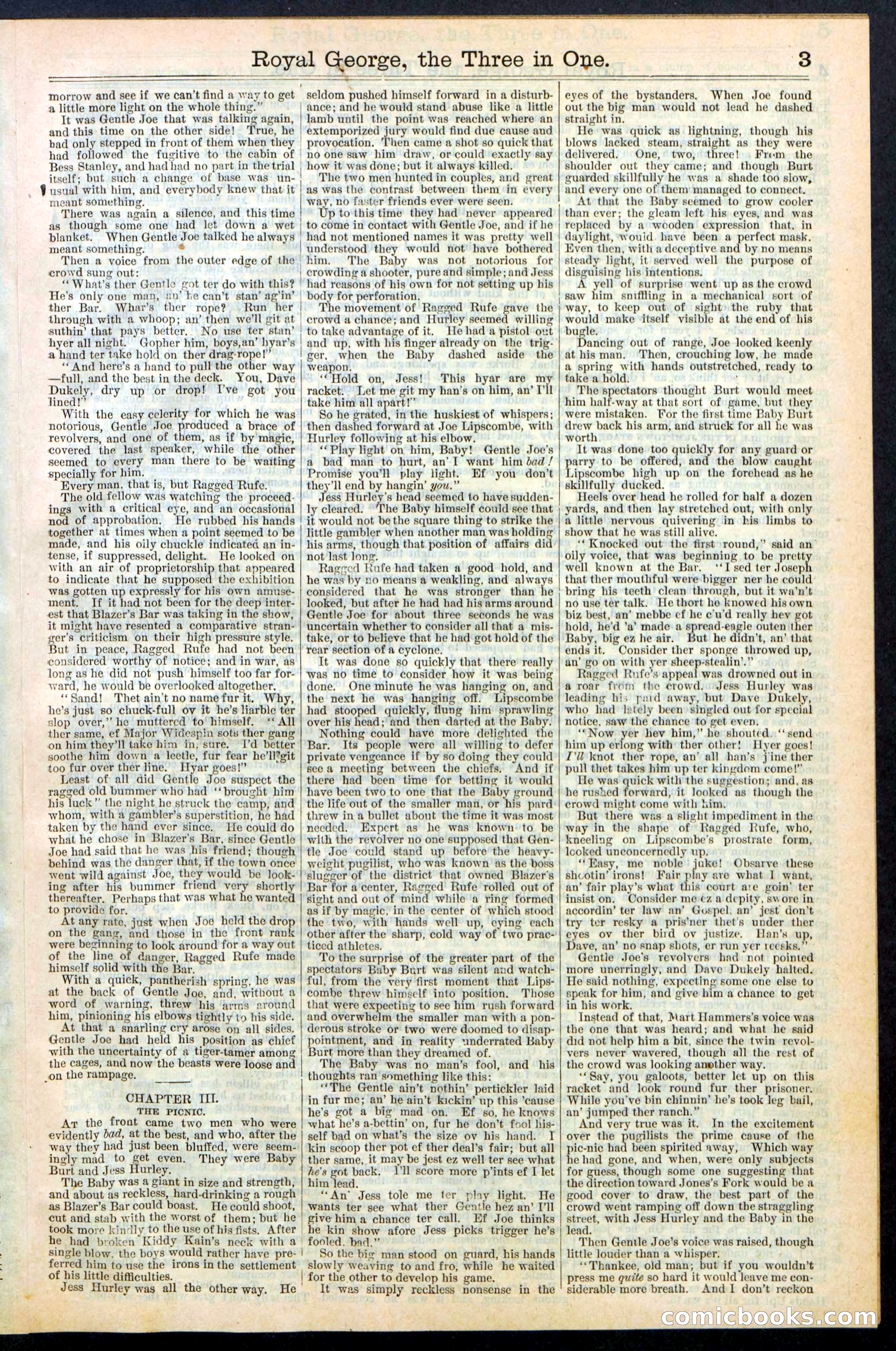 Beadle's New York Dime Library, No. 375 — page 3 of 32