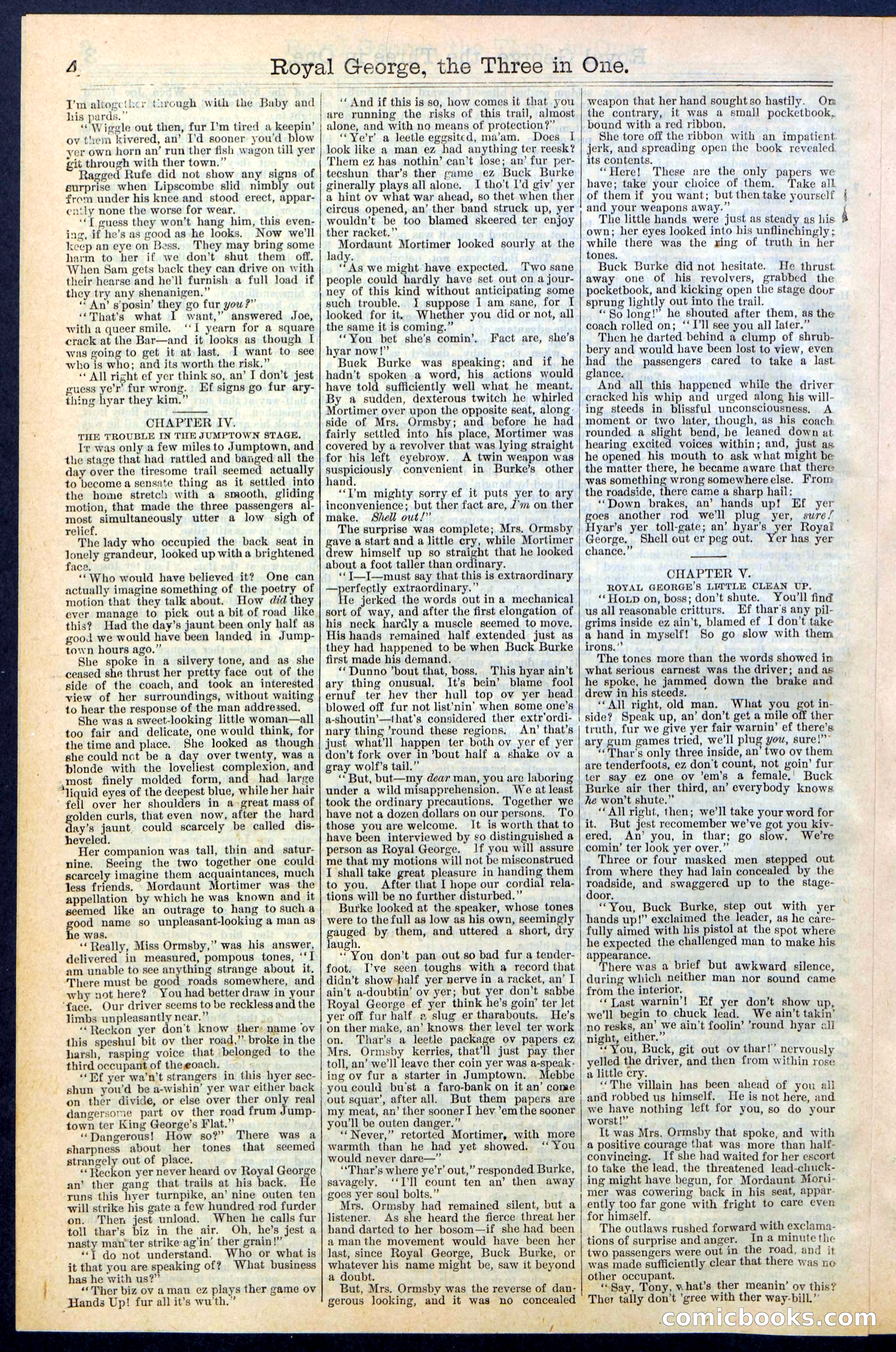 Beadle's New York Dime Library, No. 375 — page 4 of 32