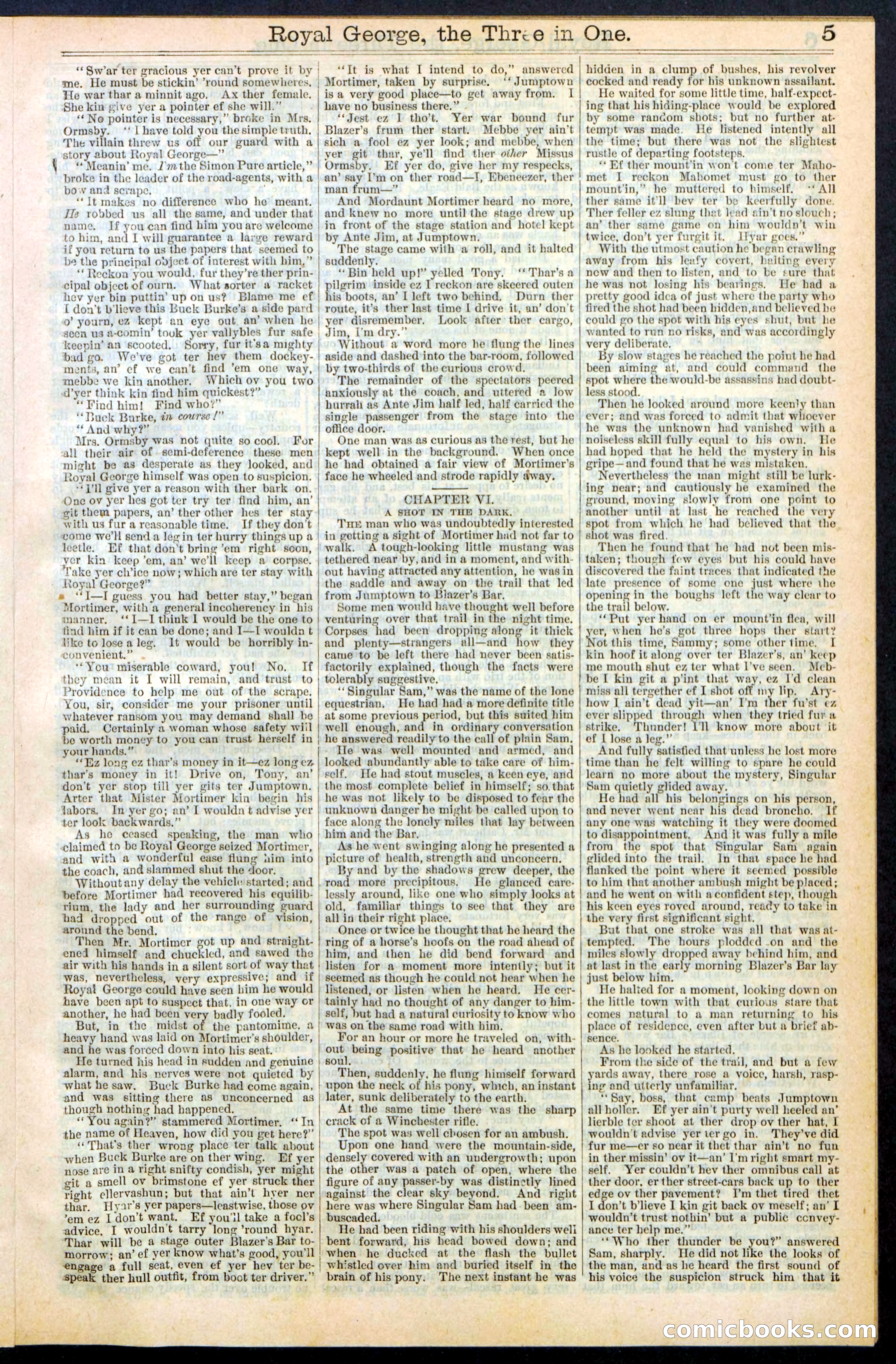 Beadle's New York Dime Library, No. 375 — page 5 of 32