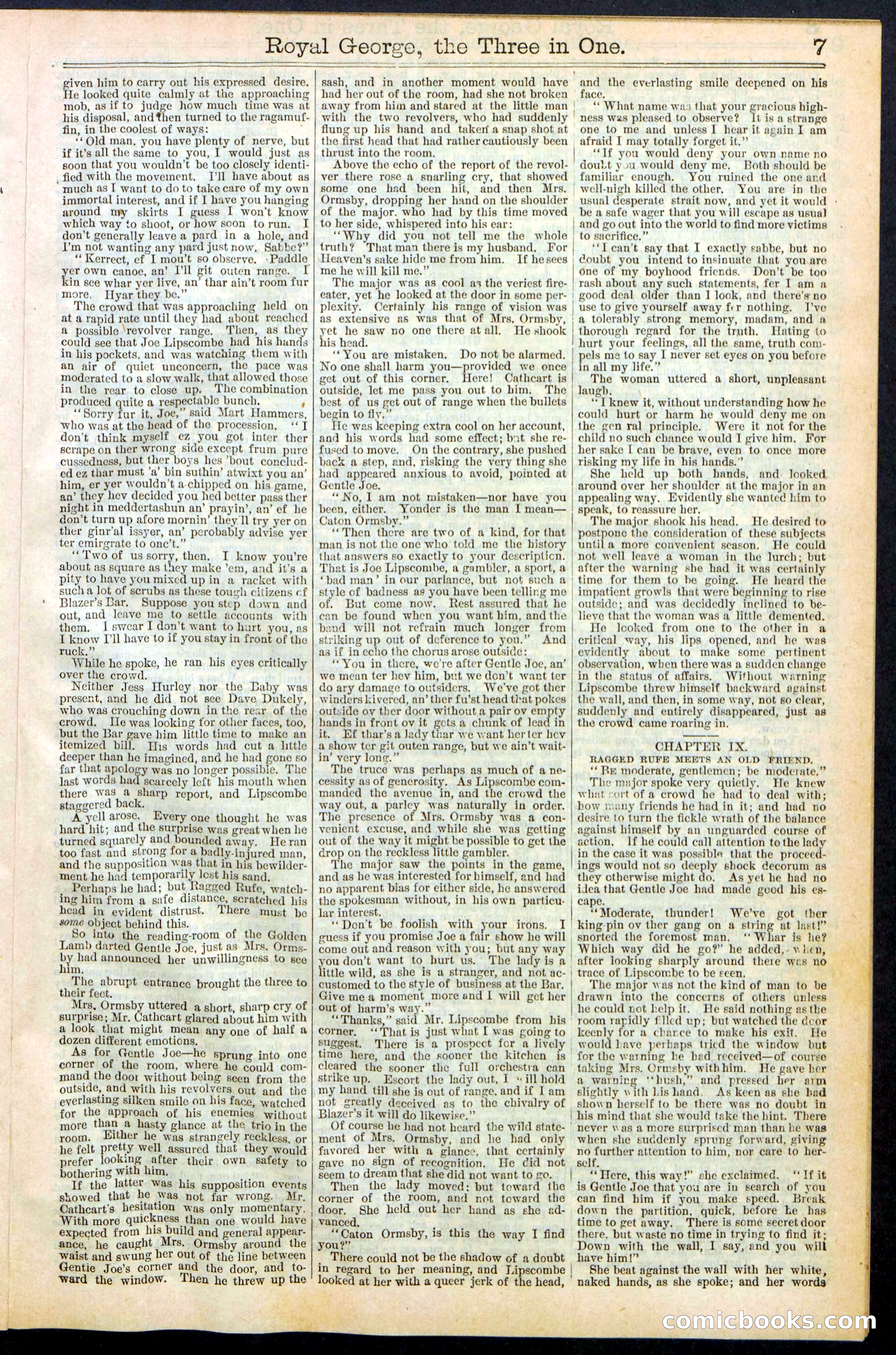 Beadle's New York Dime Library, No. 375 — page 7 of 32