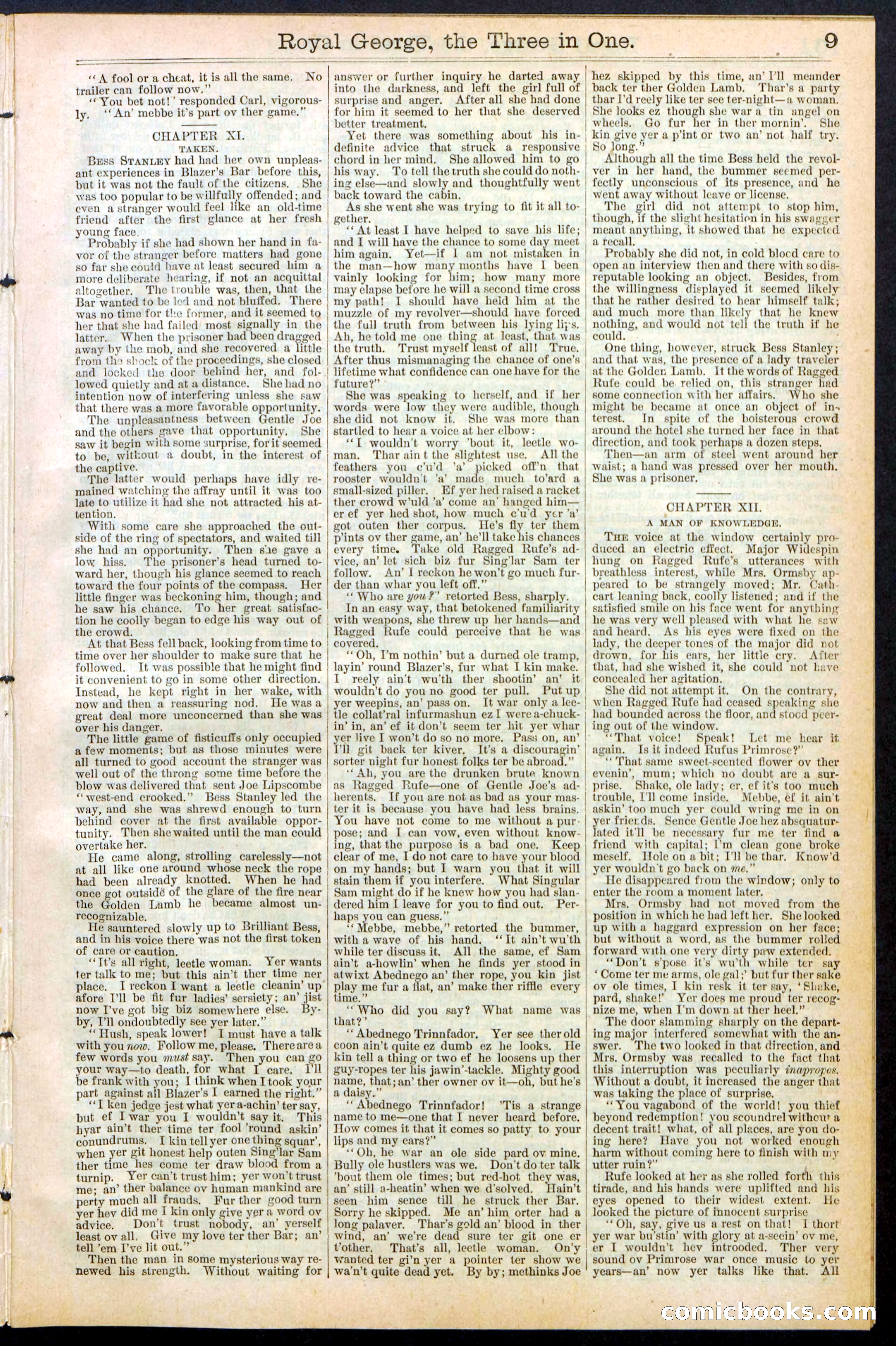 Beadle's New York Dime Library, No. 375 — page 9 of 32