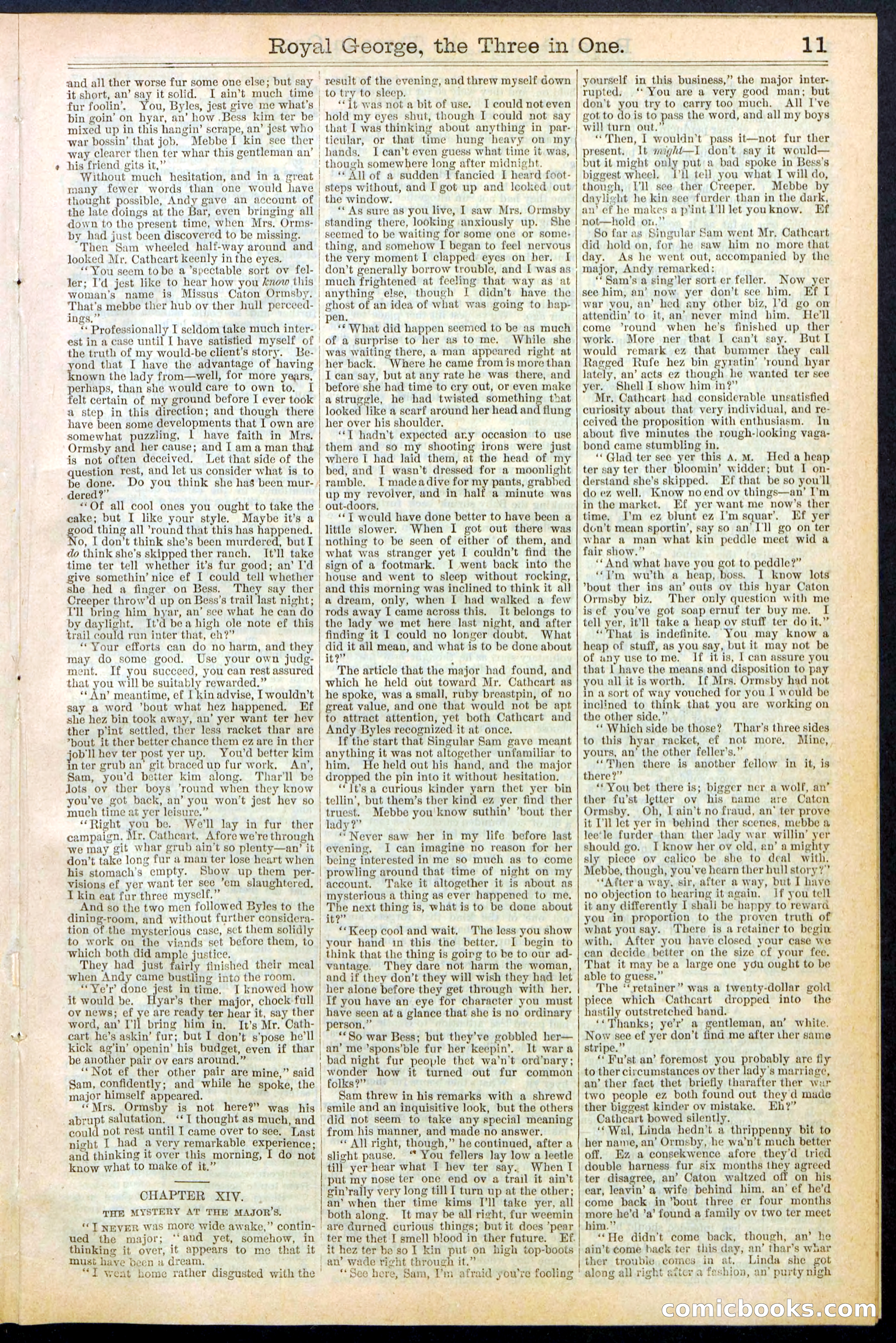 Beadle's New York Dime Library, No. 375 — page 11 of 32