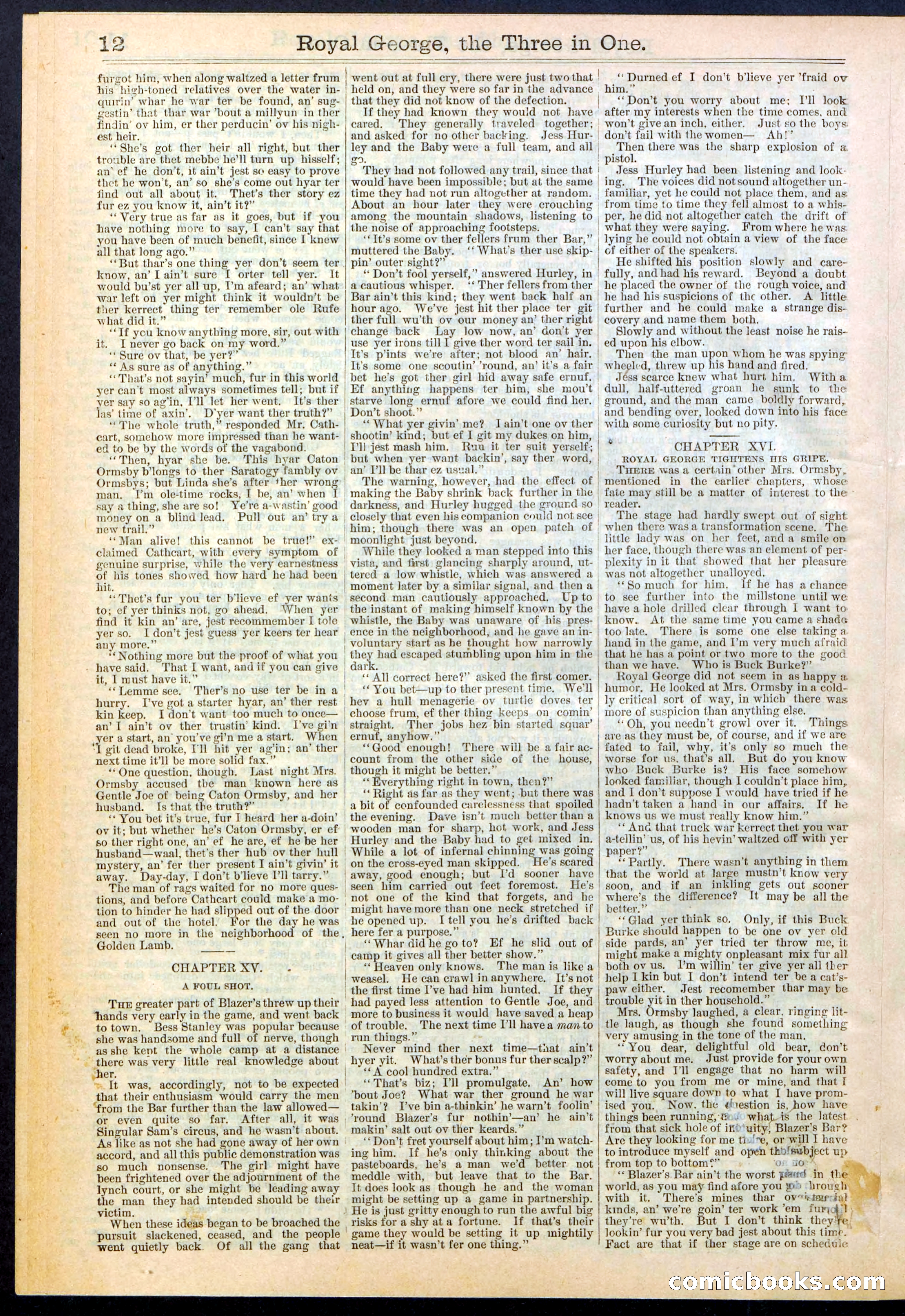 Beadle's New York Dime Library, No. 375 — page 12 of 32