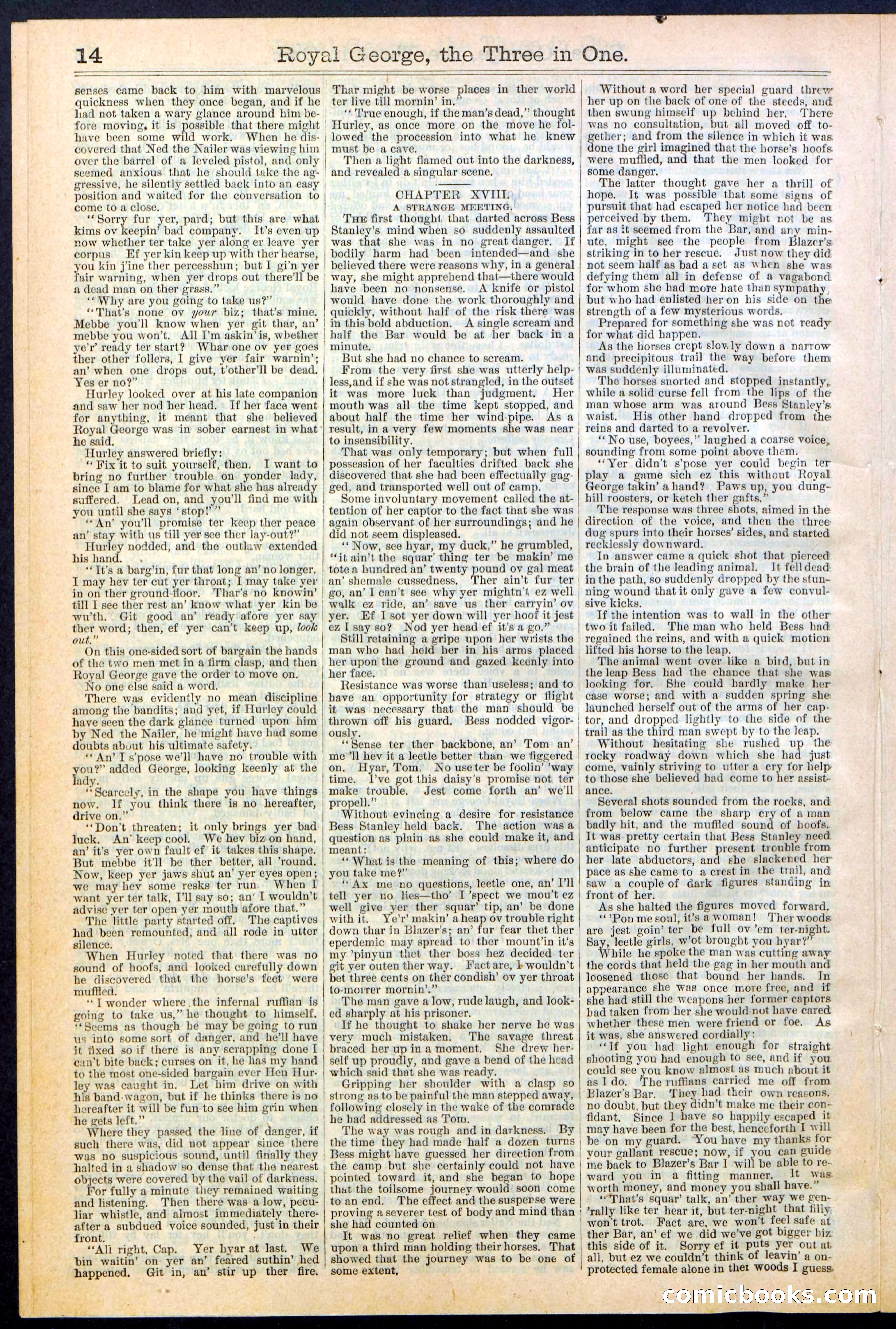 Beadle's New York Dime Library, No. 375 — page 14 of 32