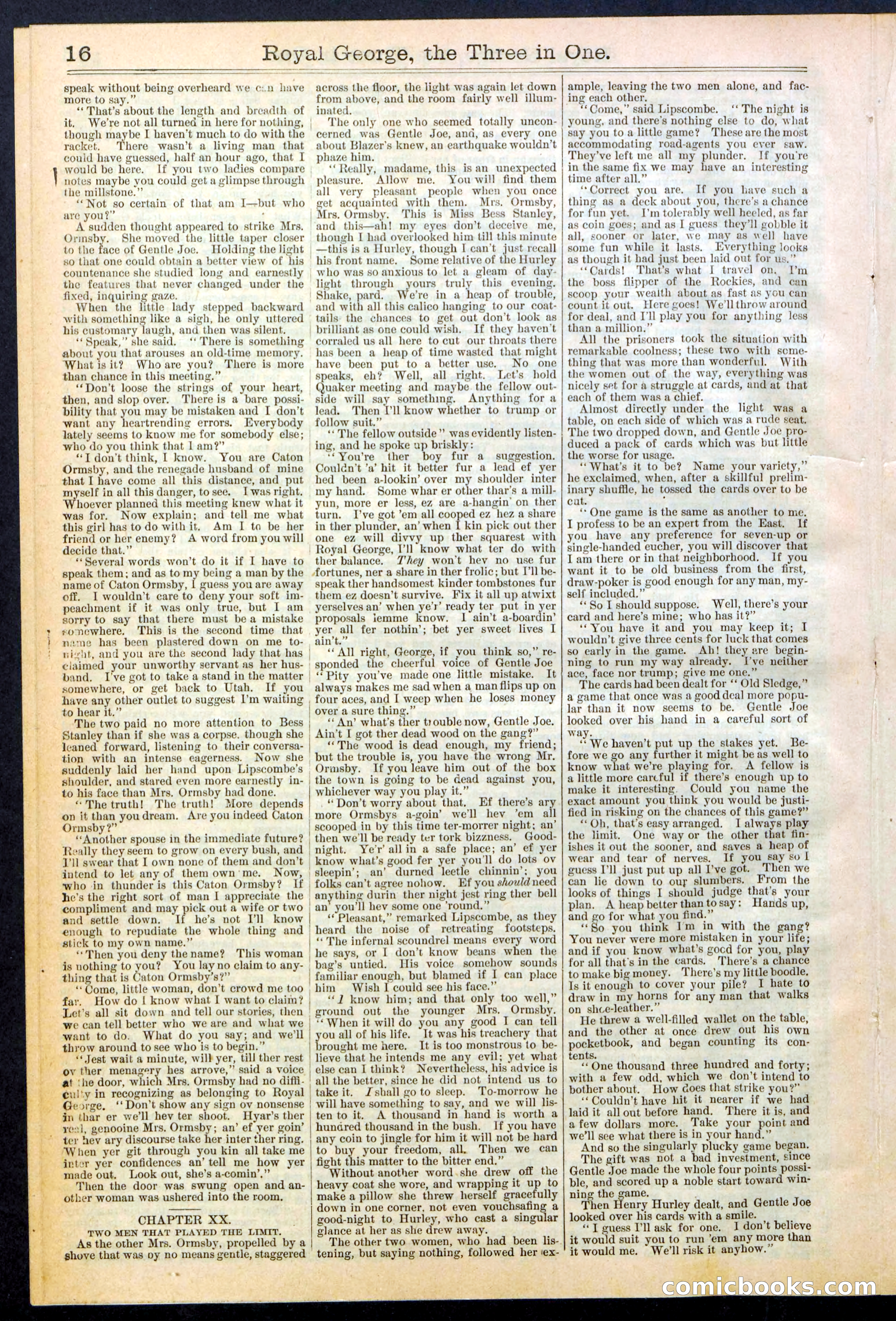 Beadle's New York Dime Library, No. 375 — page 16 of 32