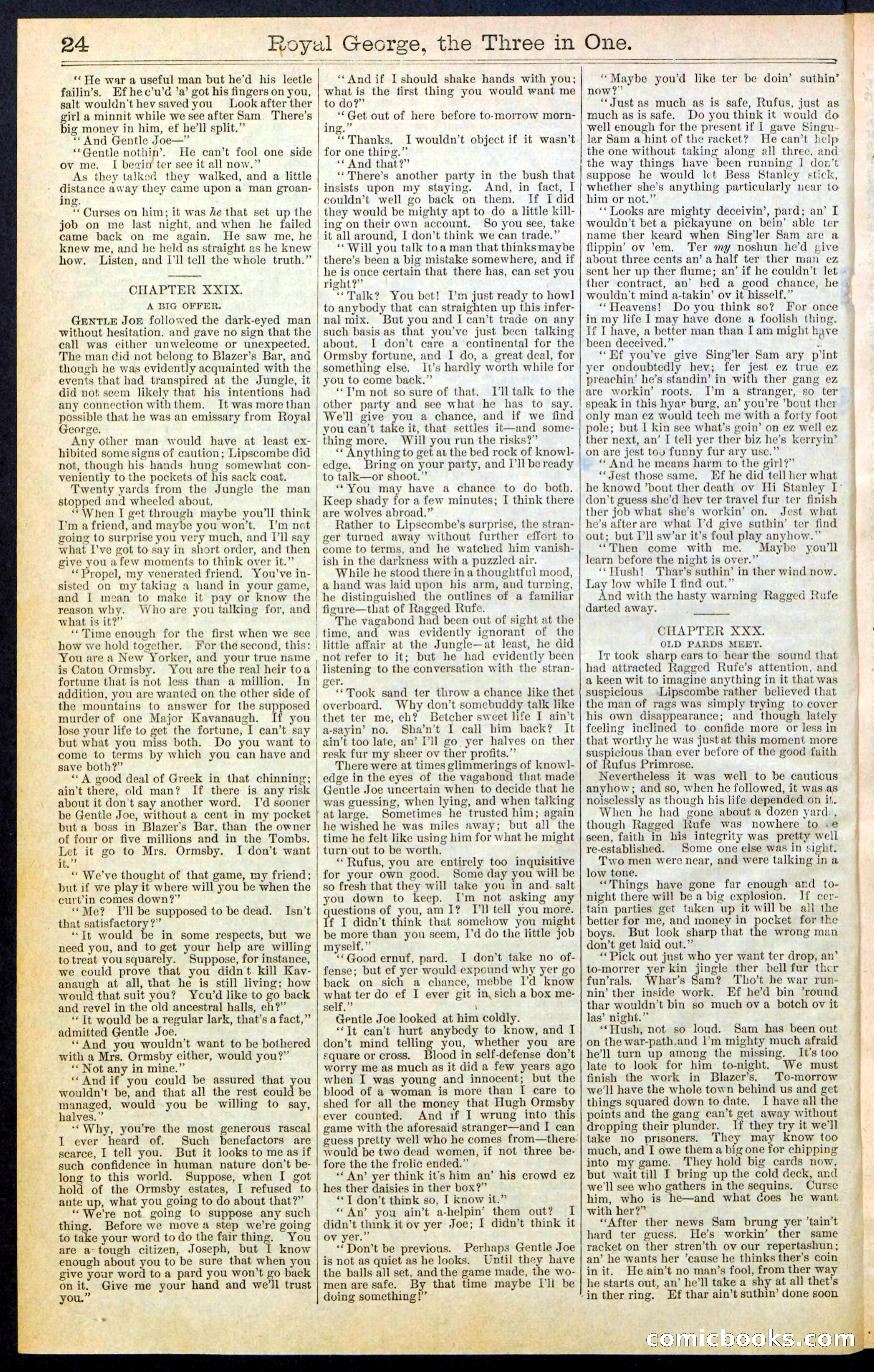 Beadle's New York Dime Library, No. 375 — page 24 of 32