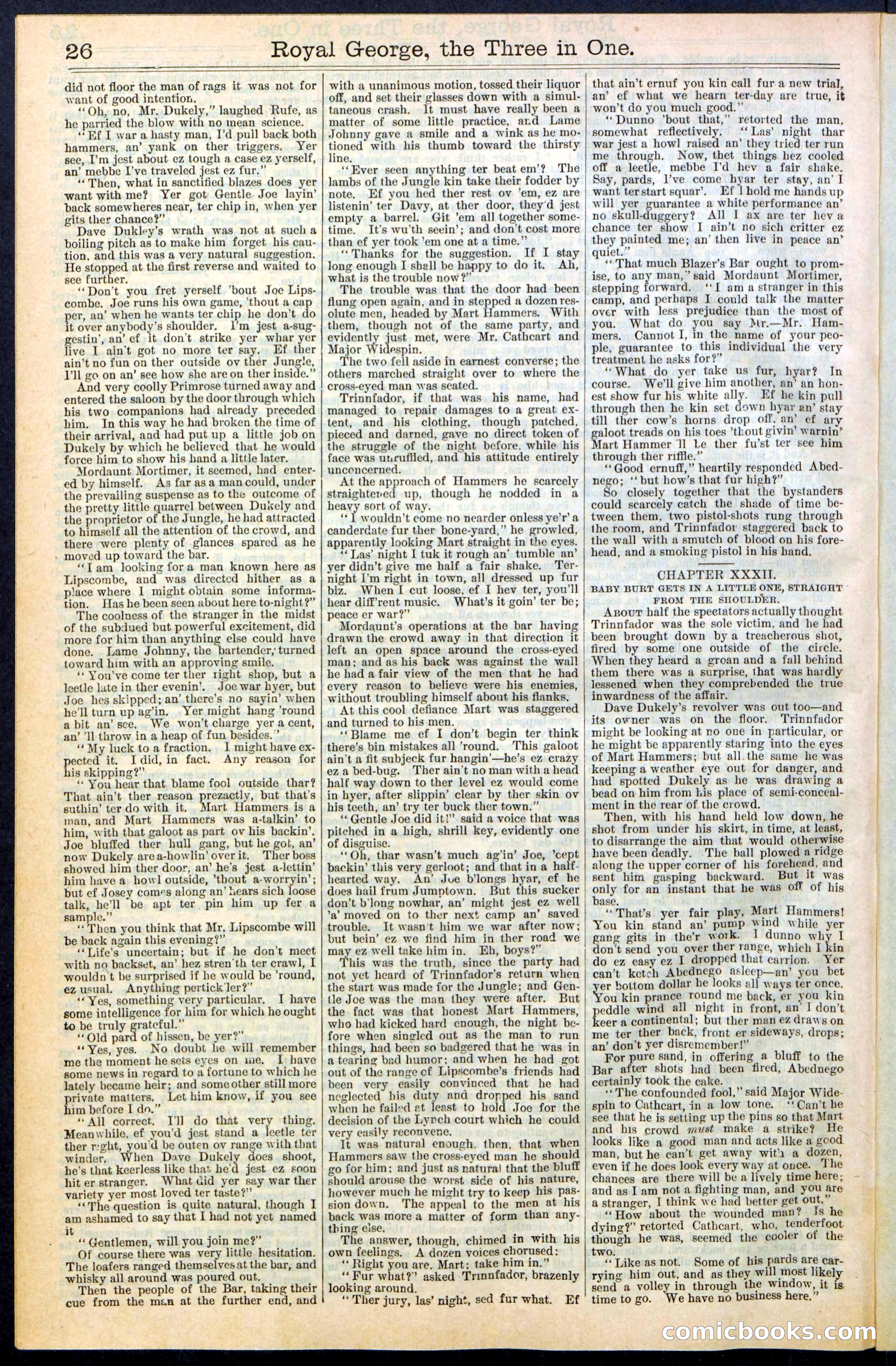 Beadle's New York Dime Library, No. 375 — page 26 of 32
