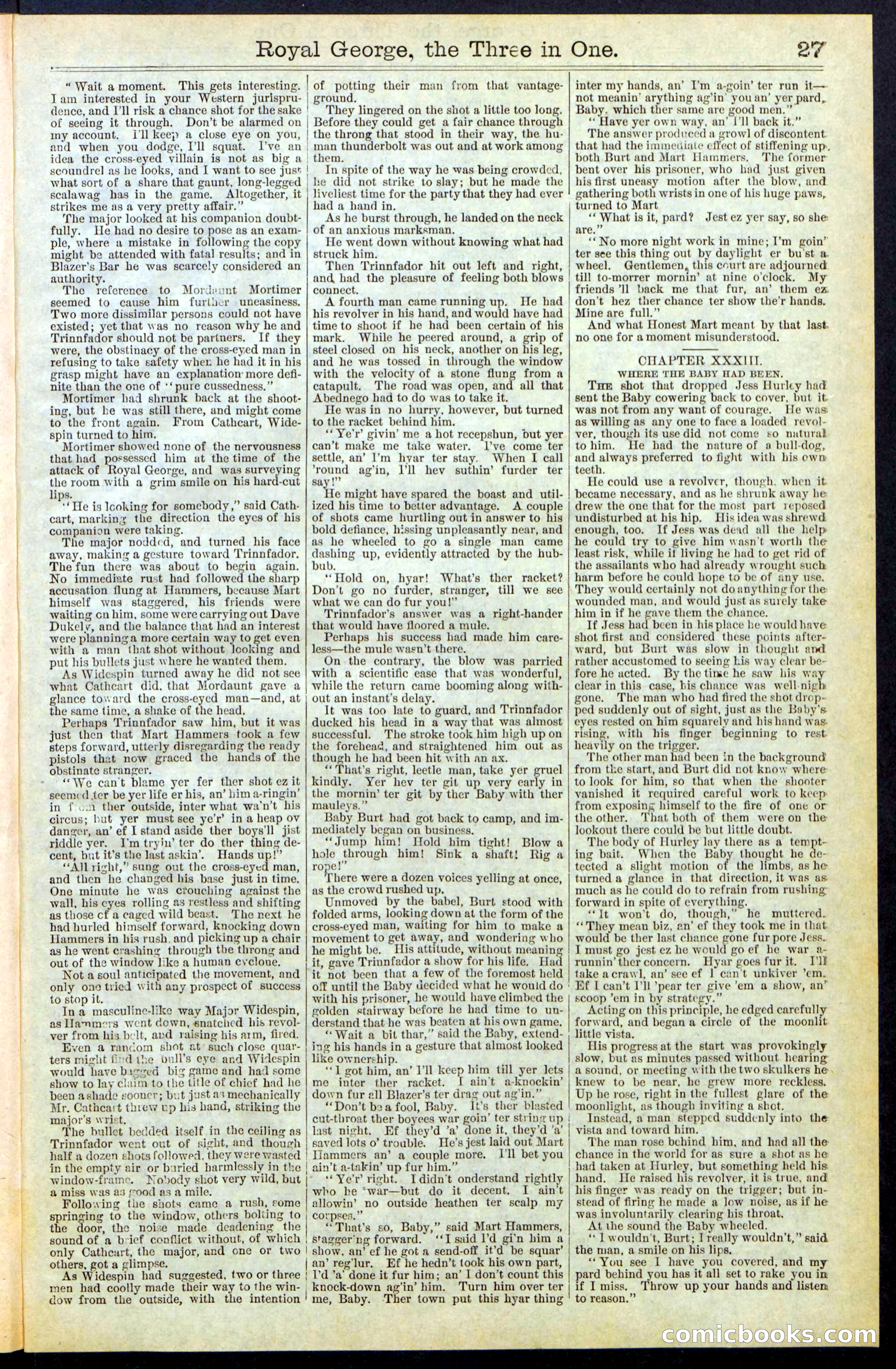 Beadle's New York Dime Library, No. 375 — page 27 of 32
