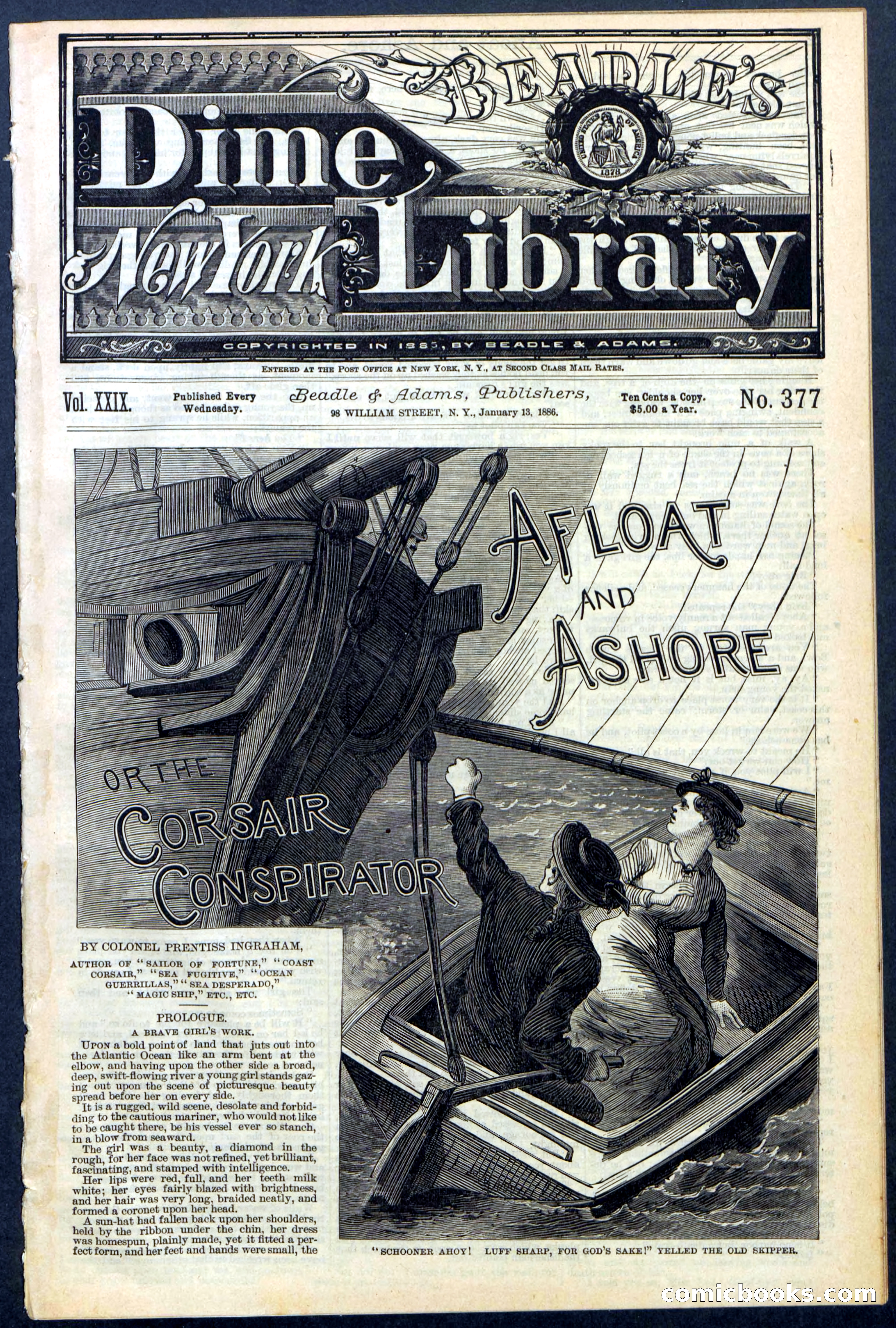 Beadle's Dime Library No. 377