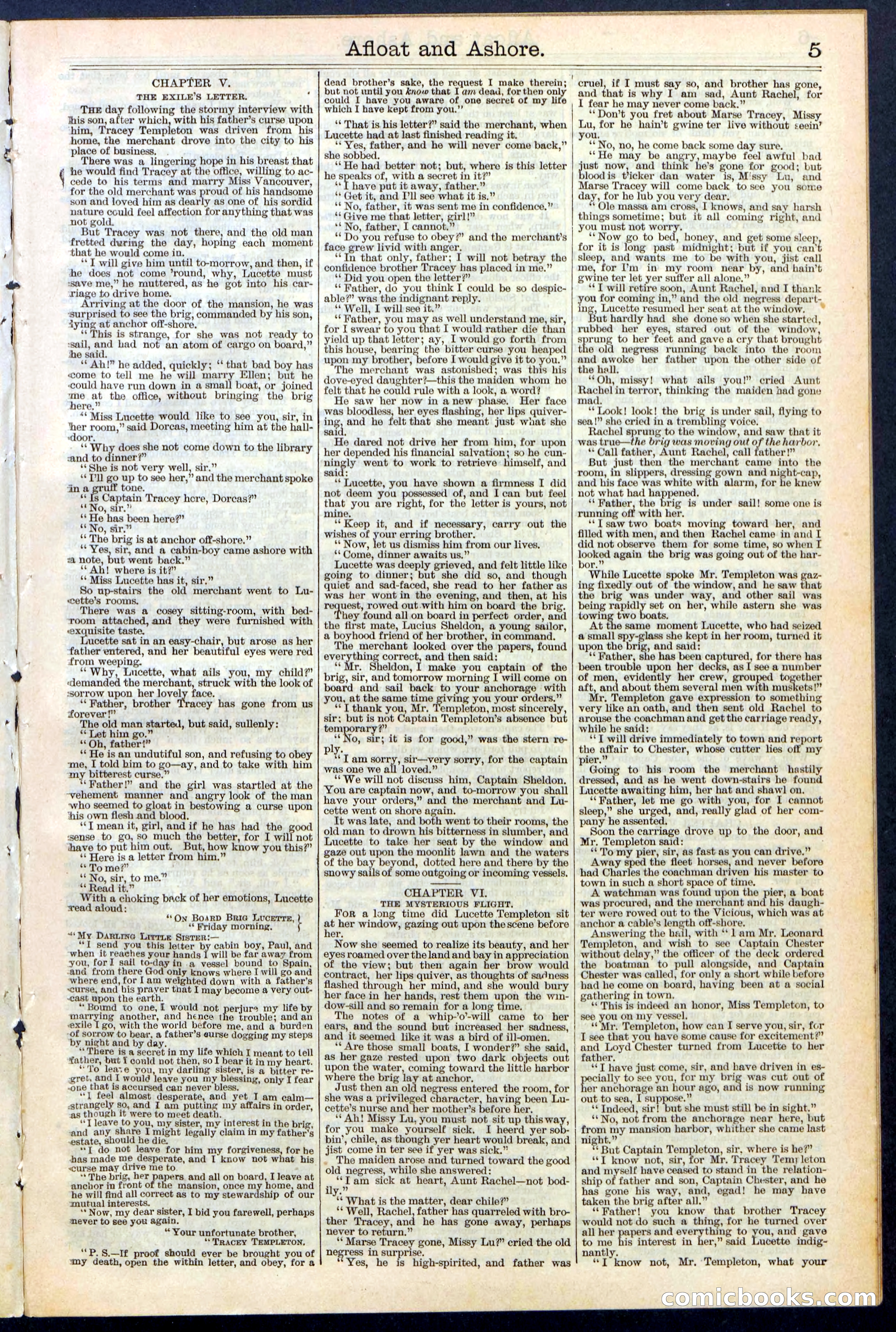 Beadle's Dime Library No. 377 — page 5 of 34