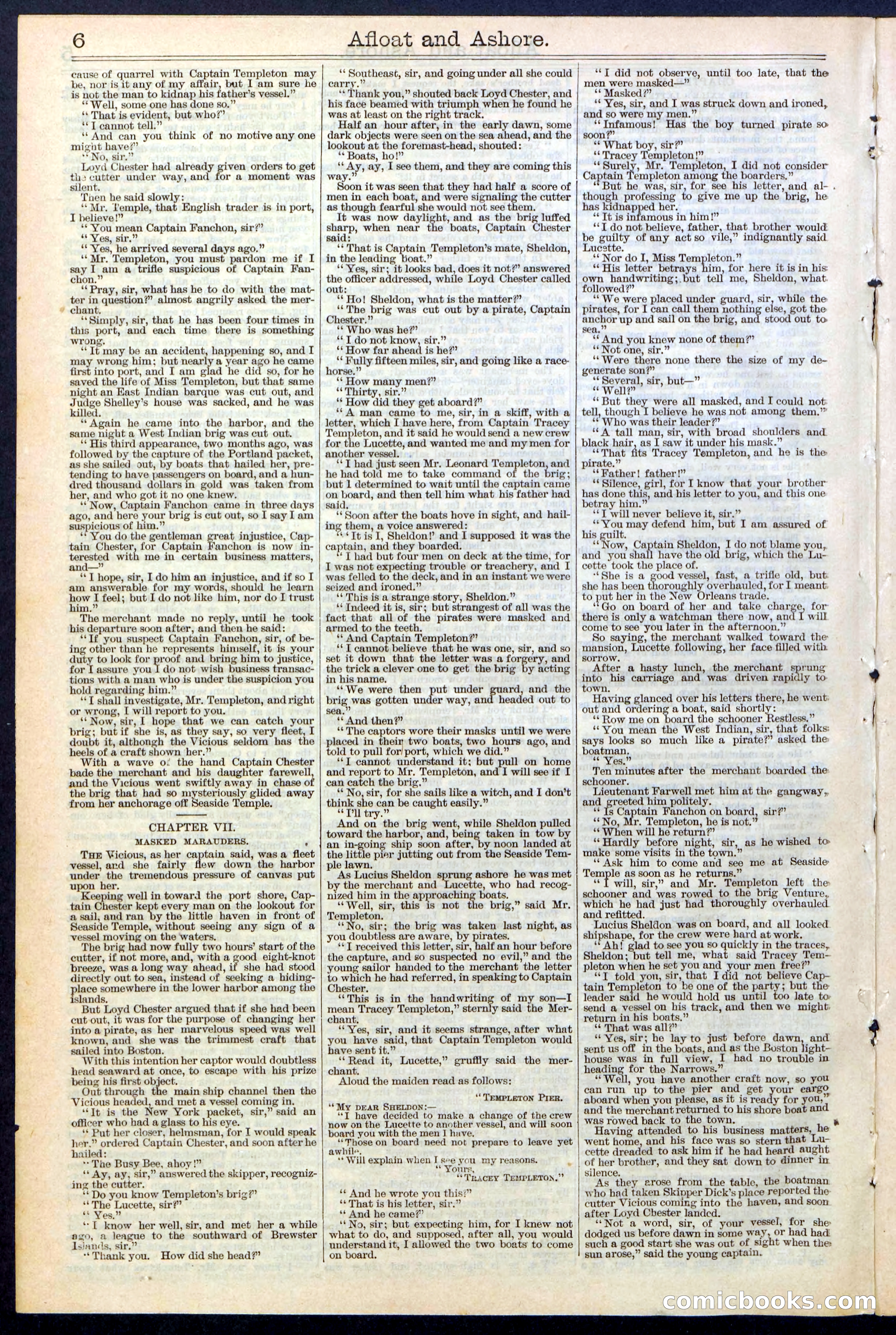 Beadle's Dime Library No. 377 — page 6 of 34