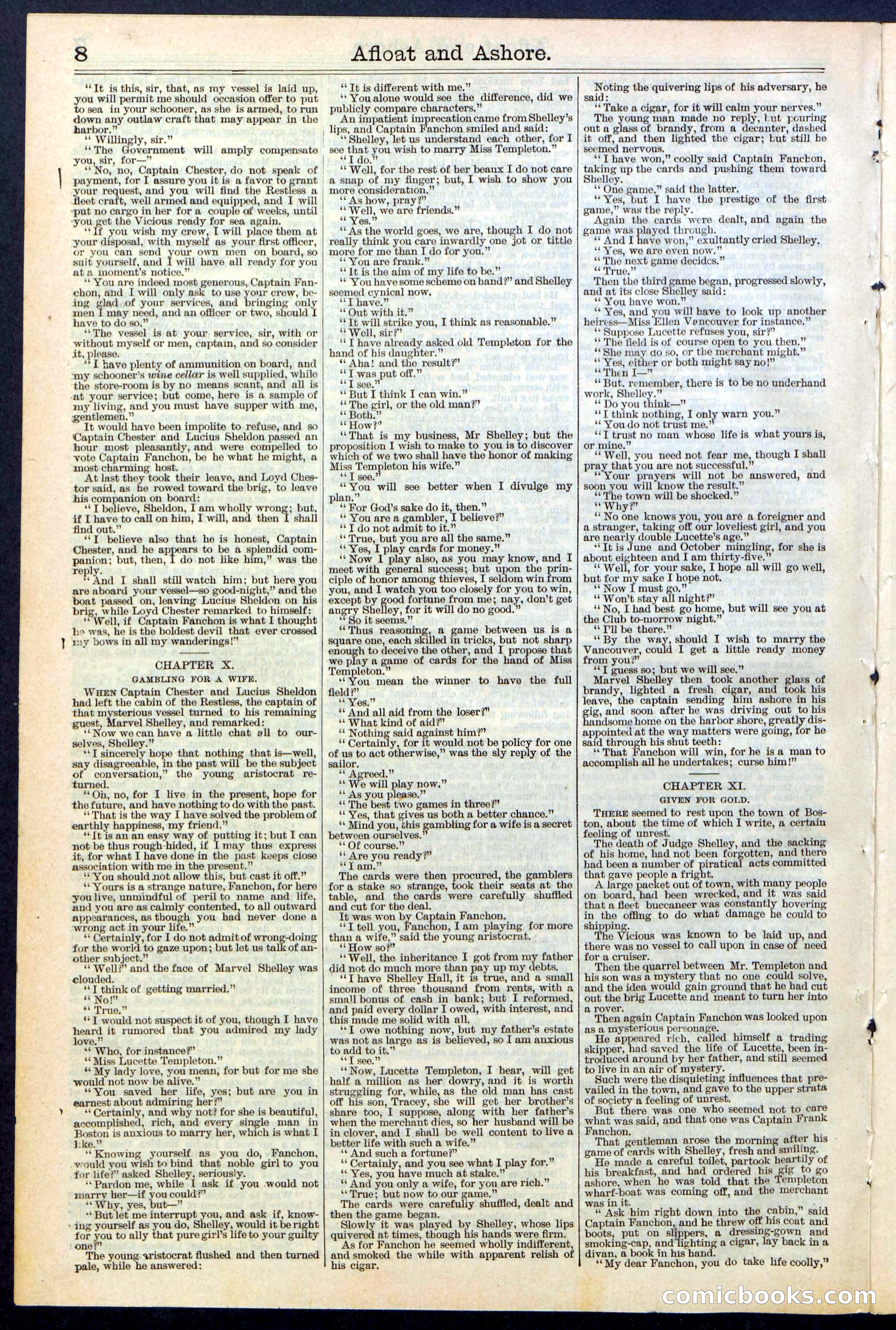 Beadle's Dime Library No. 377 — page 8 of 34