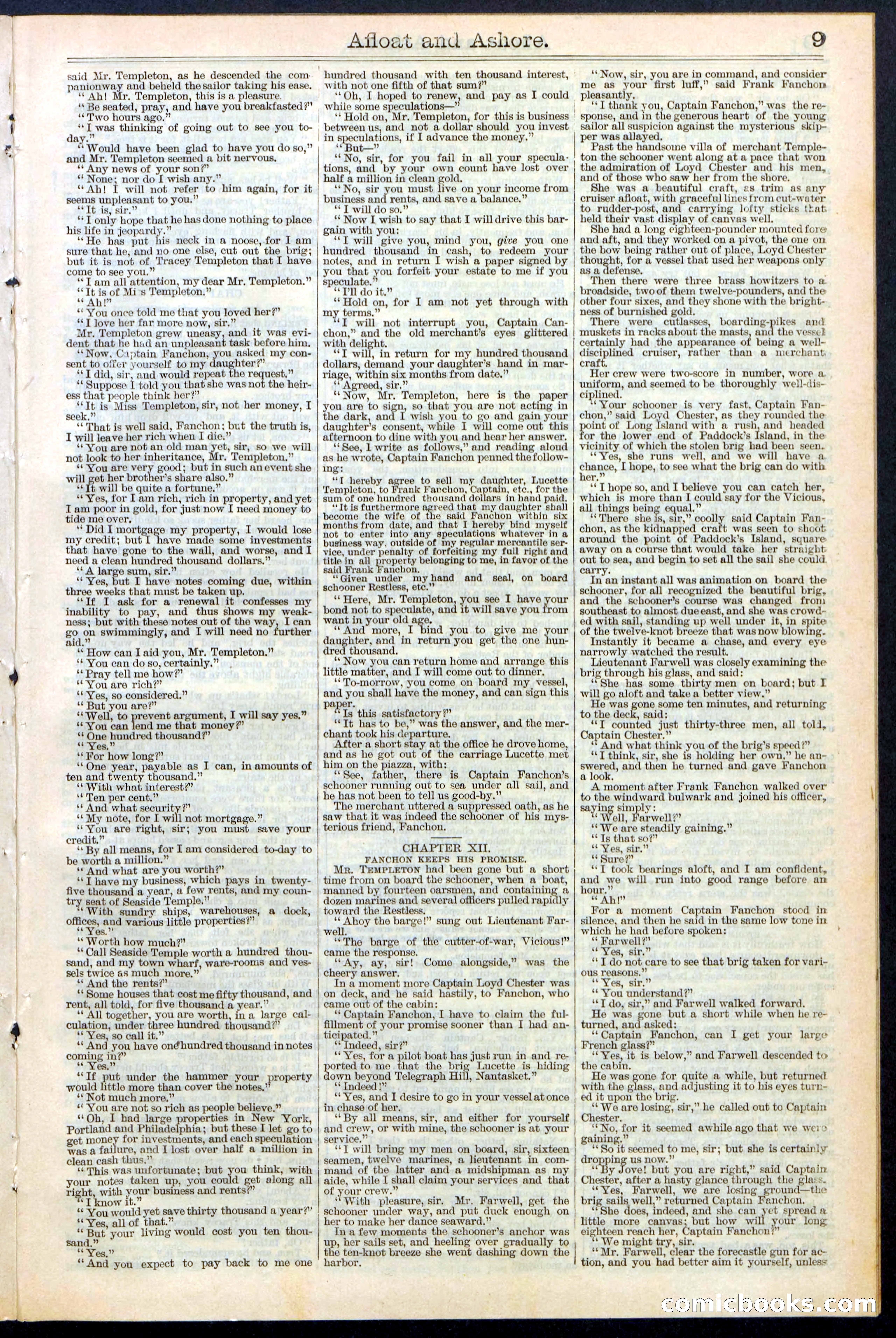 Beadle's Dime Library No. 377 — page 9 of 34