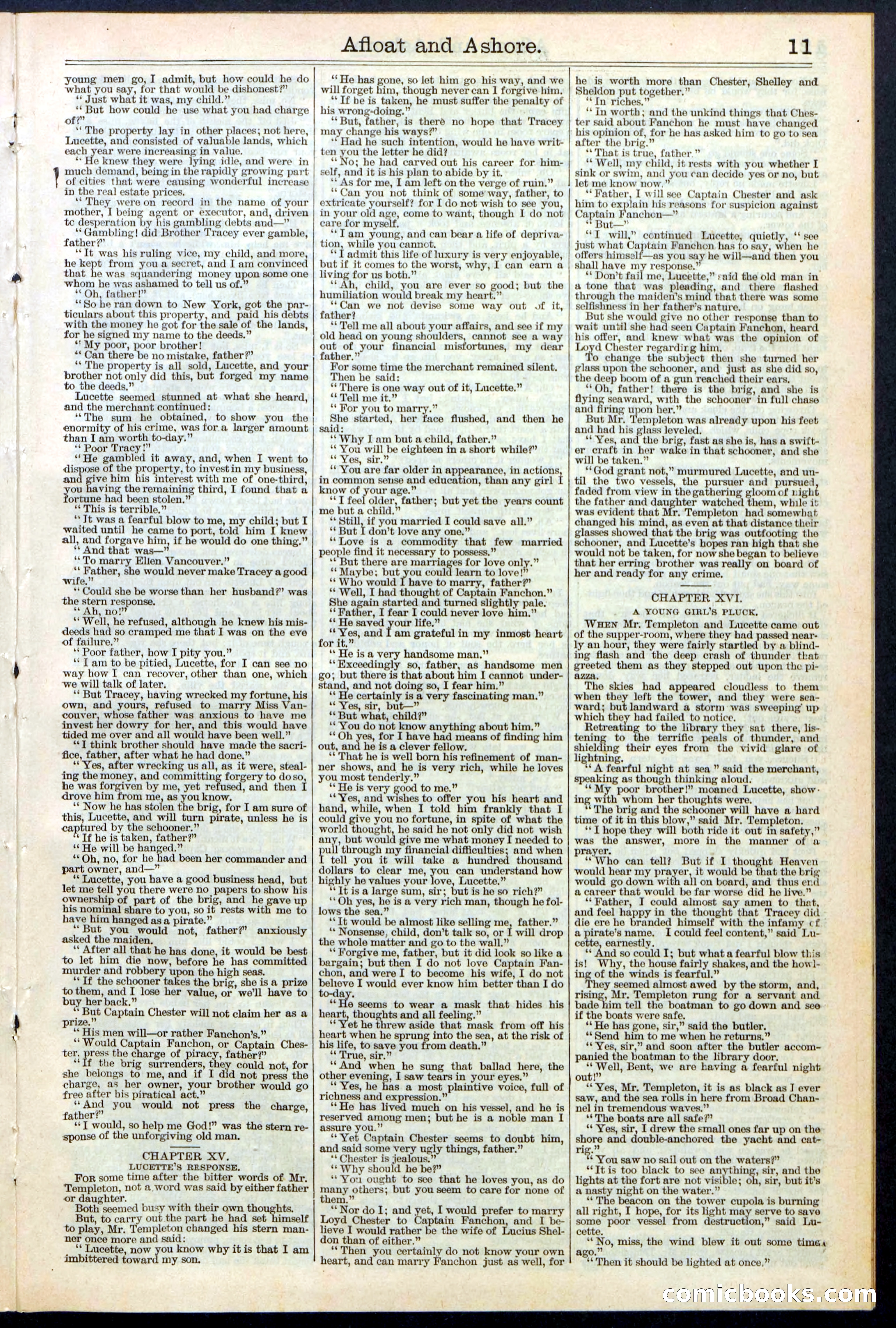 Beadle's Dime Library No. 377 — page 11 of 34