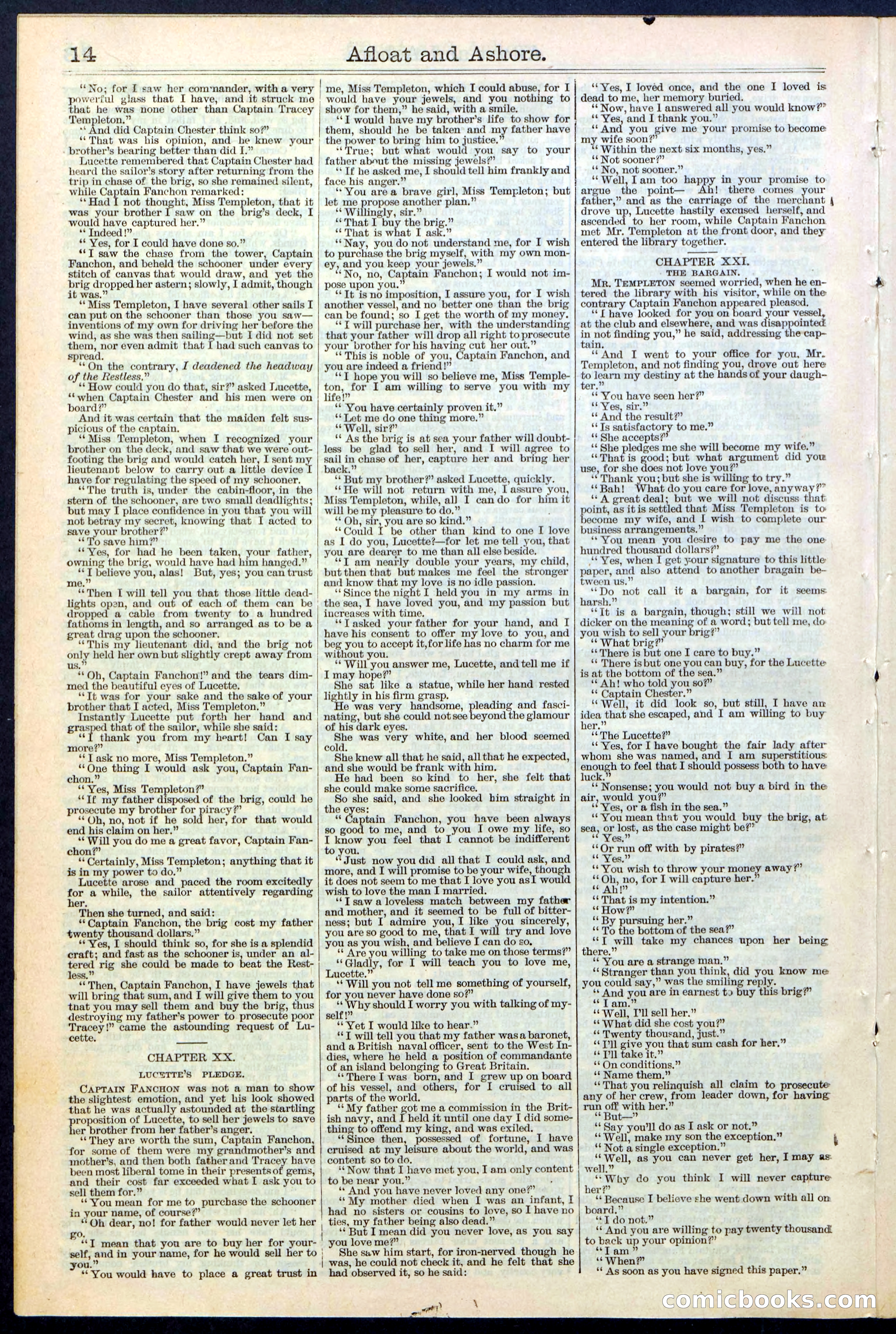 Beadle's Dime Library No. 377 — page 14 of 34