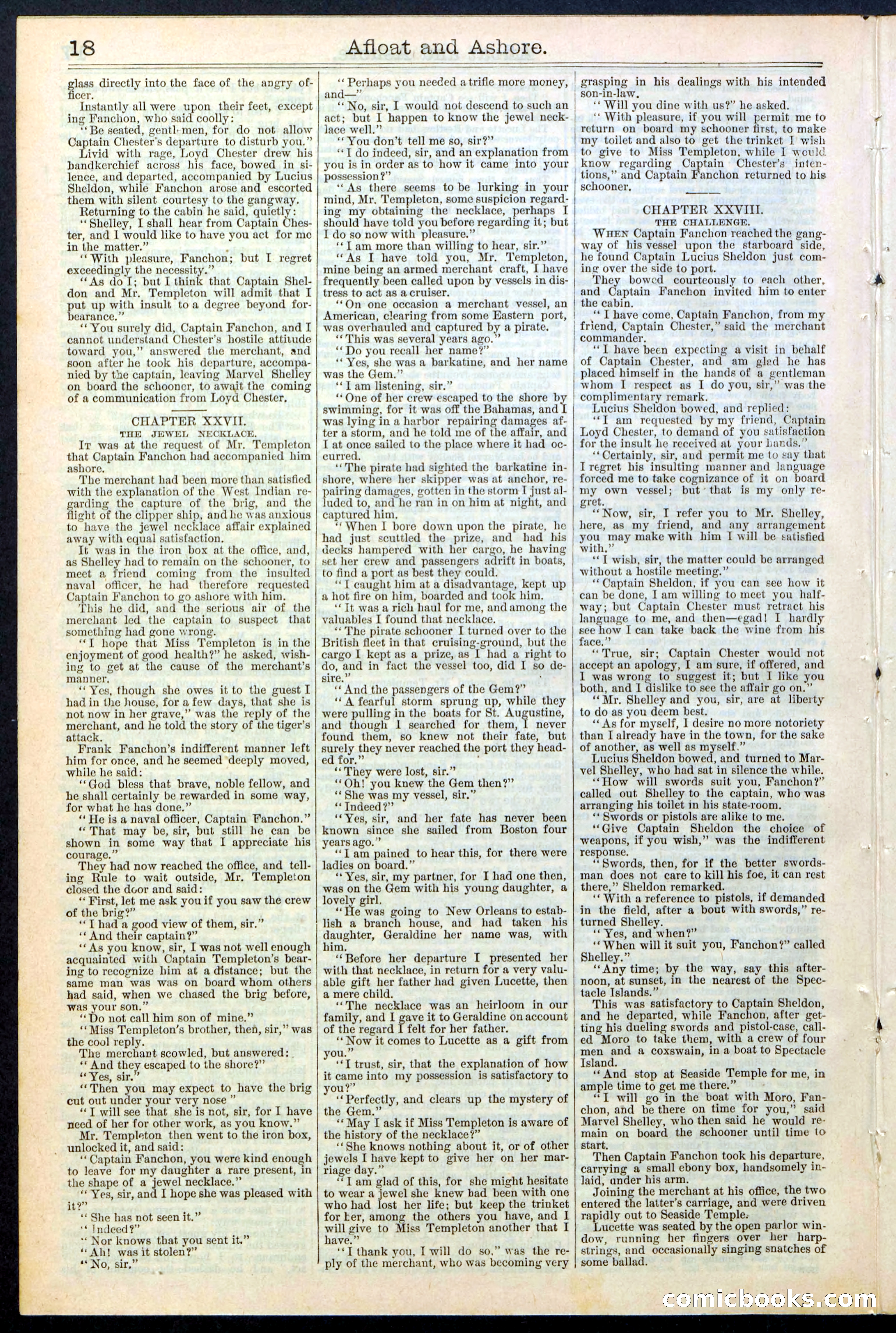 Beadle's Dime Library No. 377 — page 18 of 34