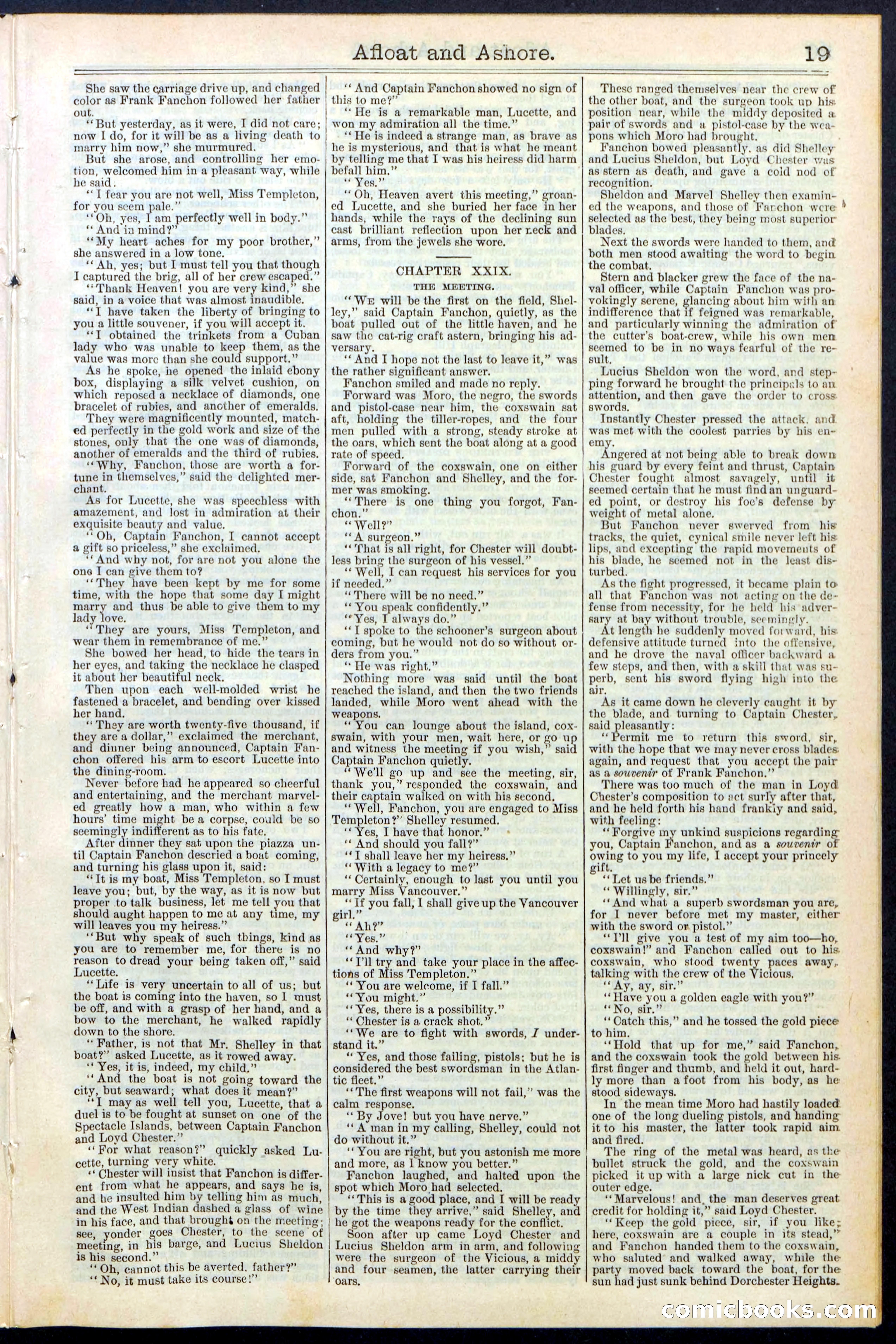 Beadle's Dime Library No. 377 — page 19 of 34
