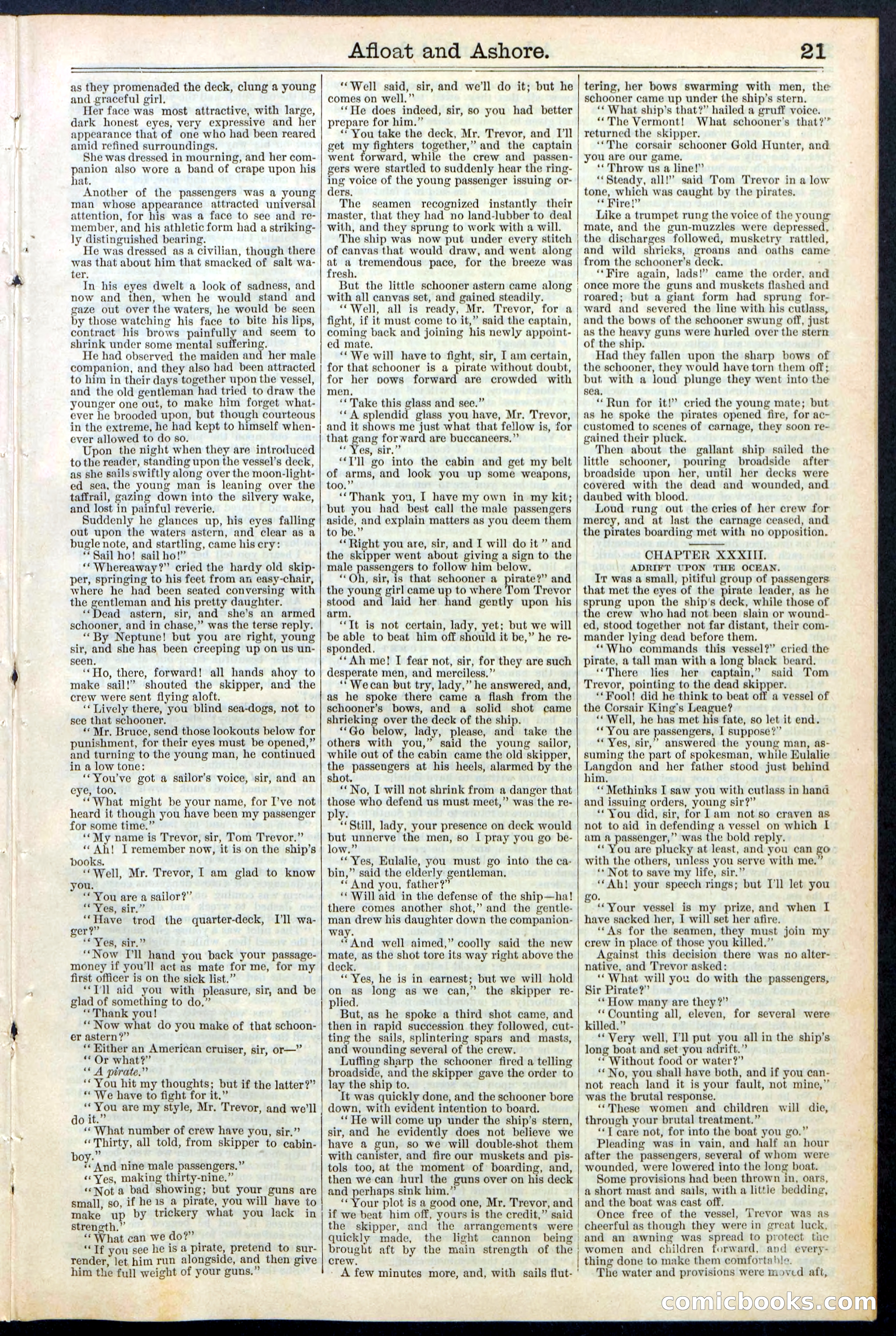 Beadle's Dime Library No. 377 — page 21 of 34