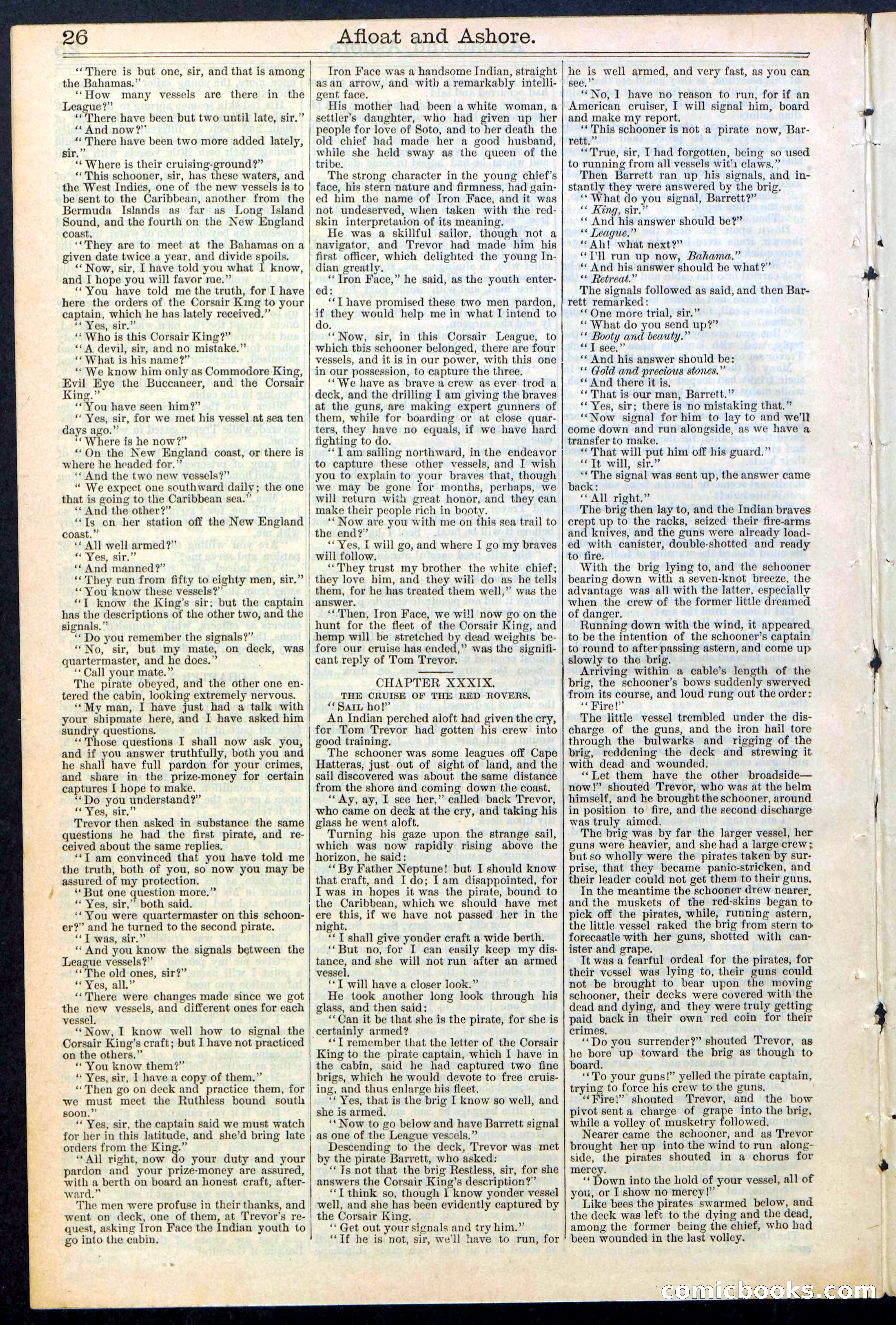 Beadle's Dime Library No. 377 — page 26 of 34