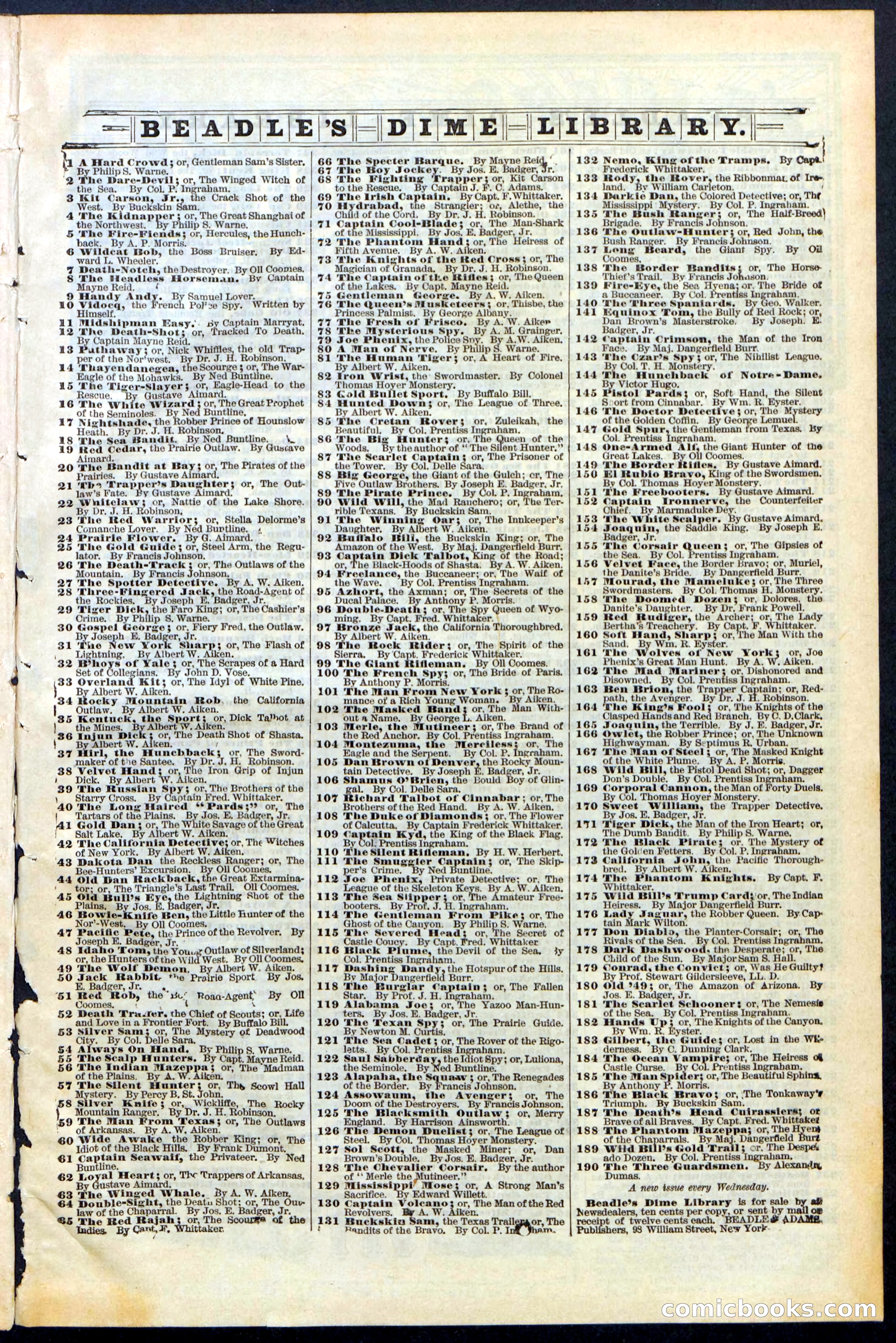 Beadle's Dime Library No. 377 — page 31 of 34