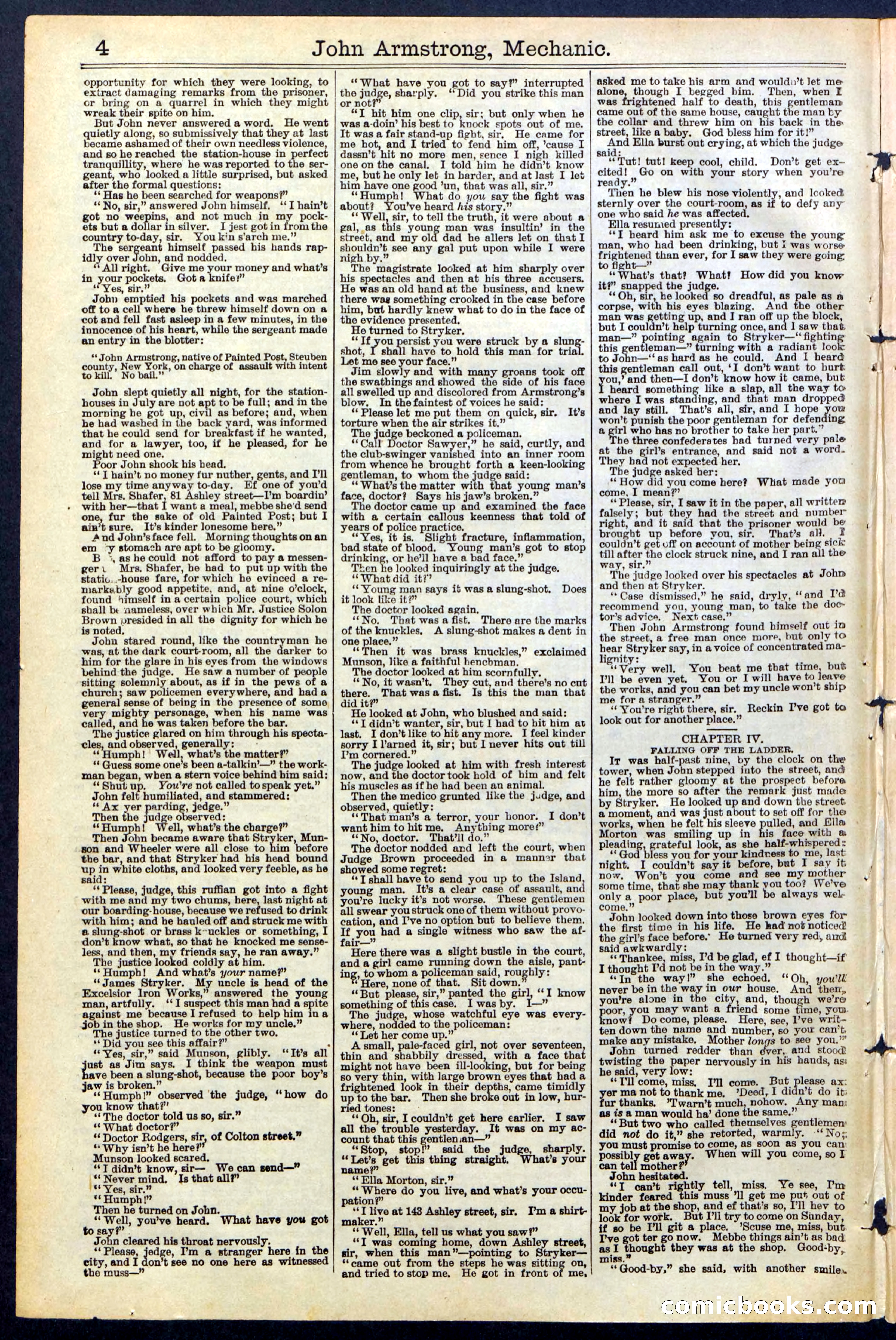 Beadle's New York Dime Library, No. 378 — page 4 of 32