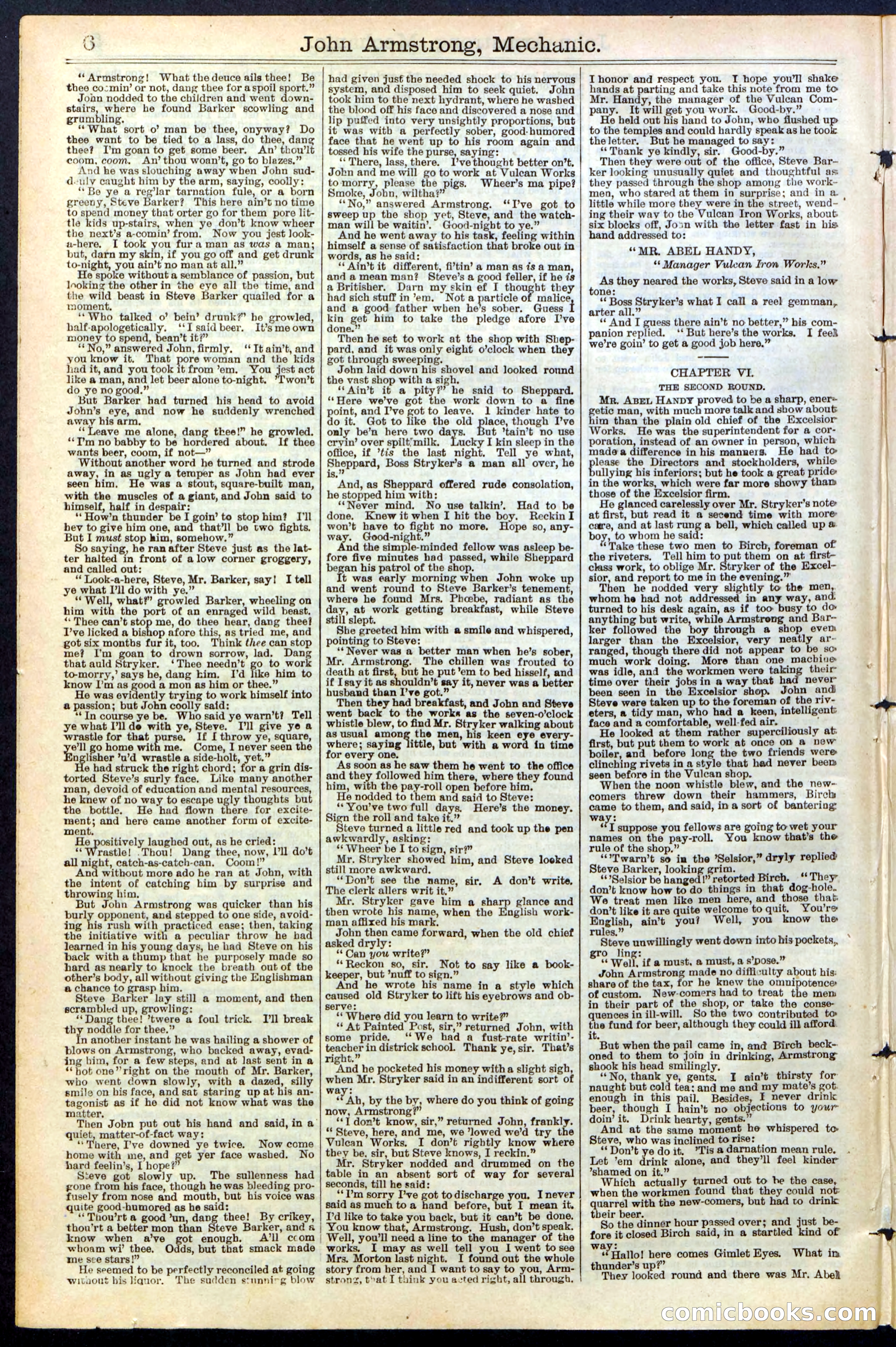 Beadle's New York Dime Library, No. 378 — page 6 of 32