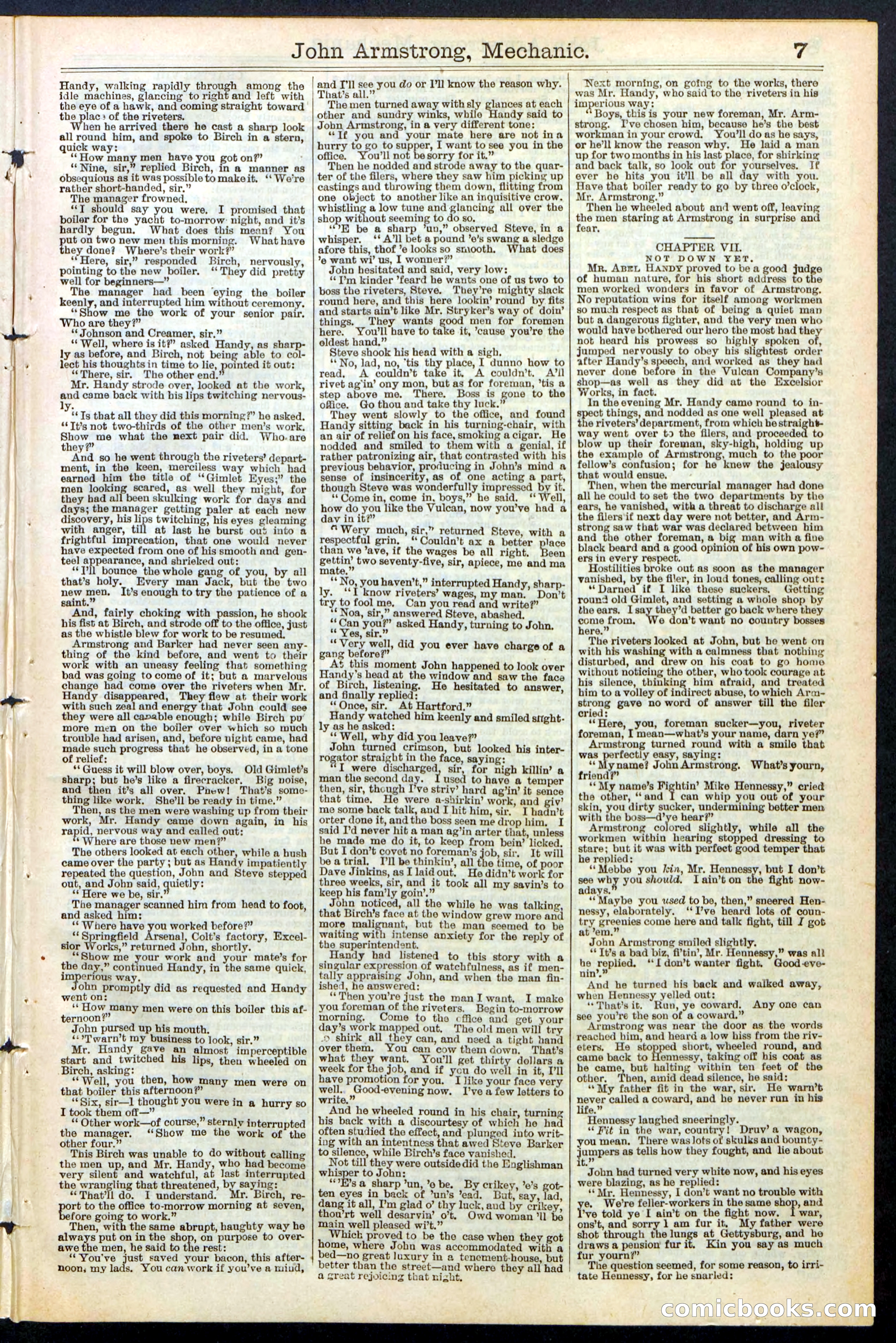 Beadle's New York Dime Library, No. 378 — page 7 of 32