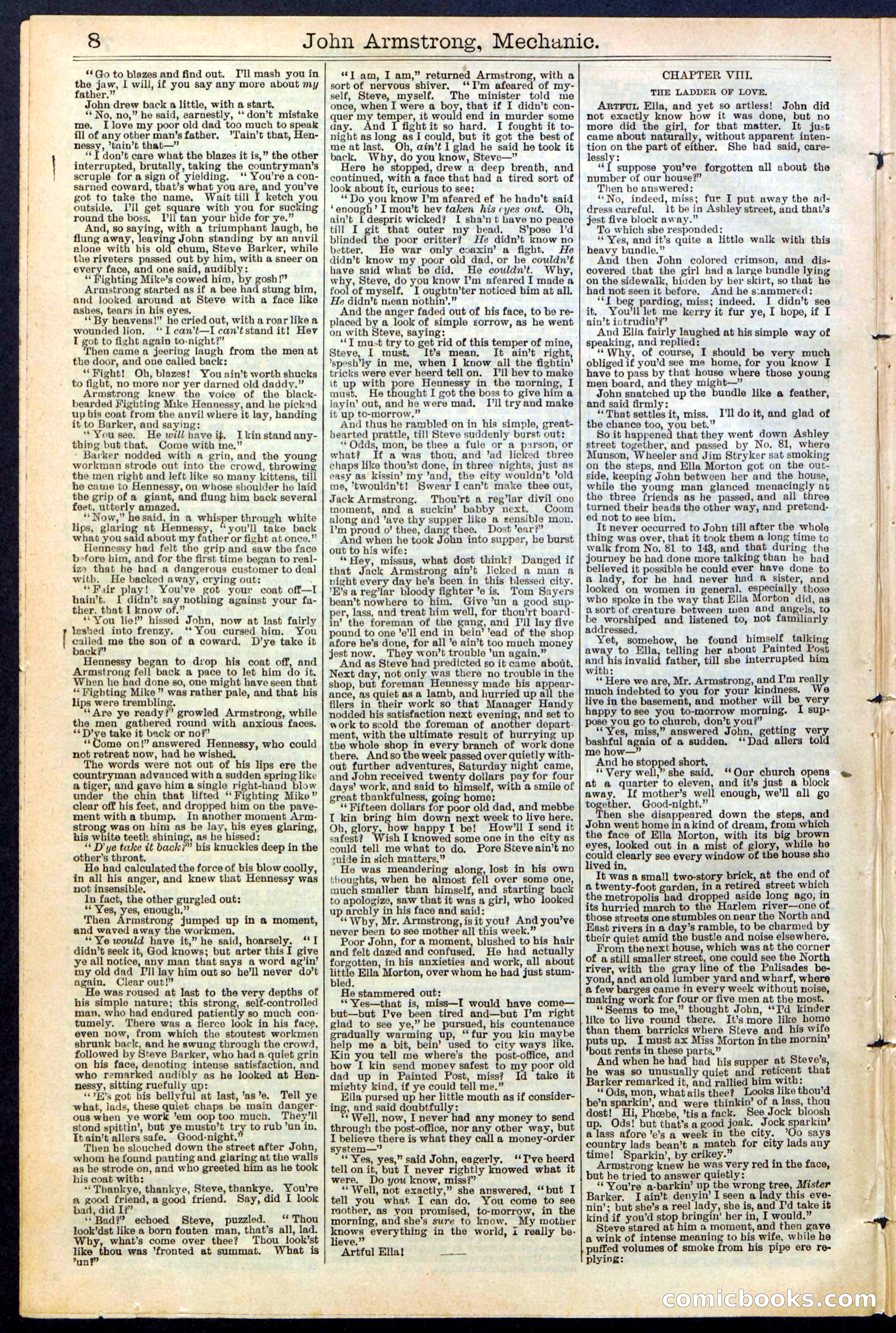 Beadle's New York Dime Library, No. 378 — page 8 of 32