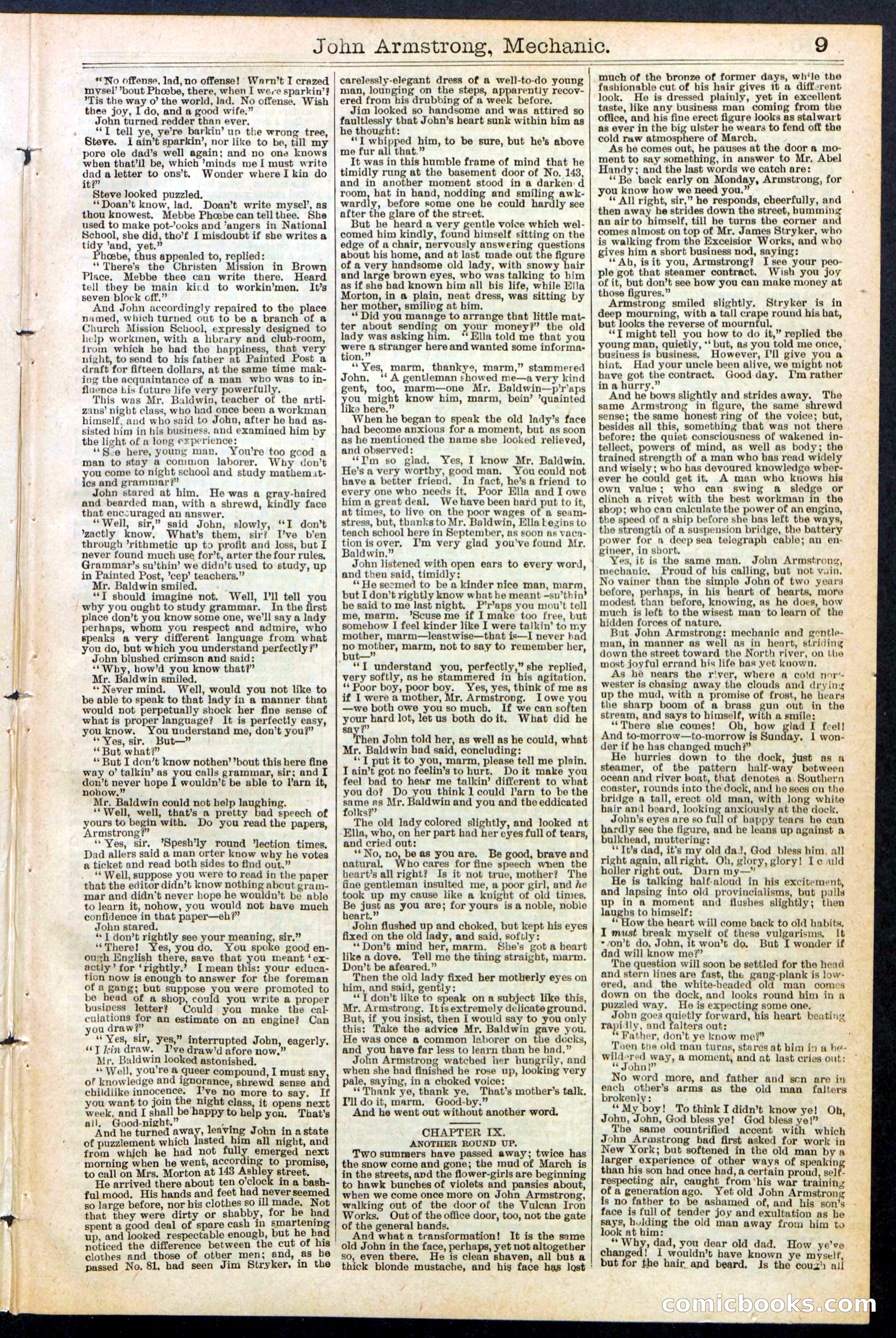 Beadle's New York Dime Library, No. 378 — page 9 of 32