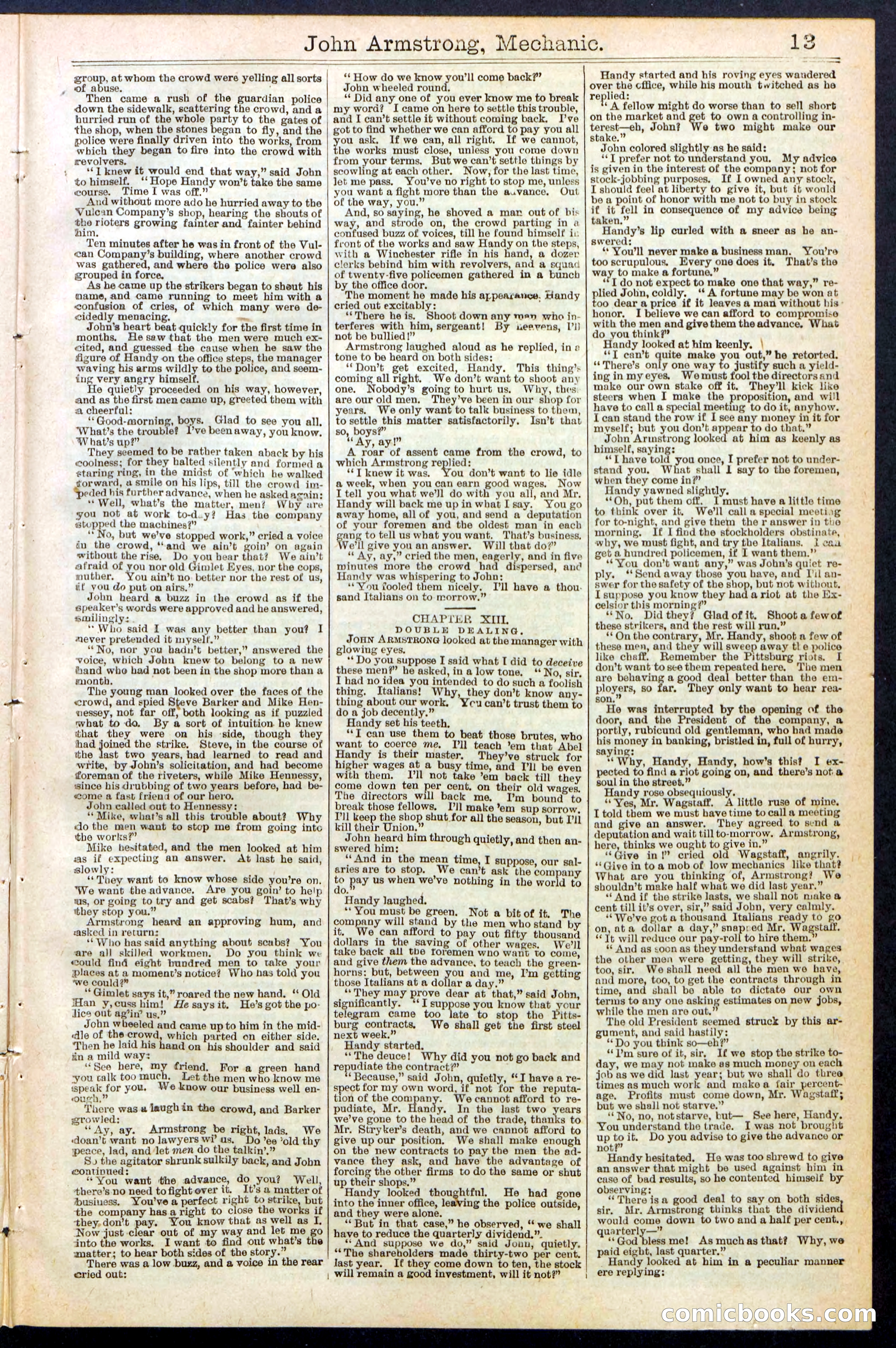 Beadle's New York Dime Library, No. 378 — page 13 of 32