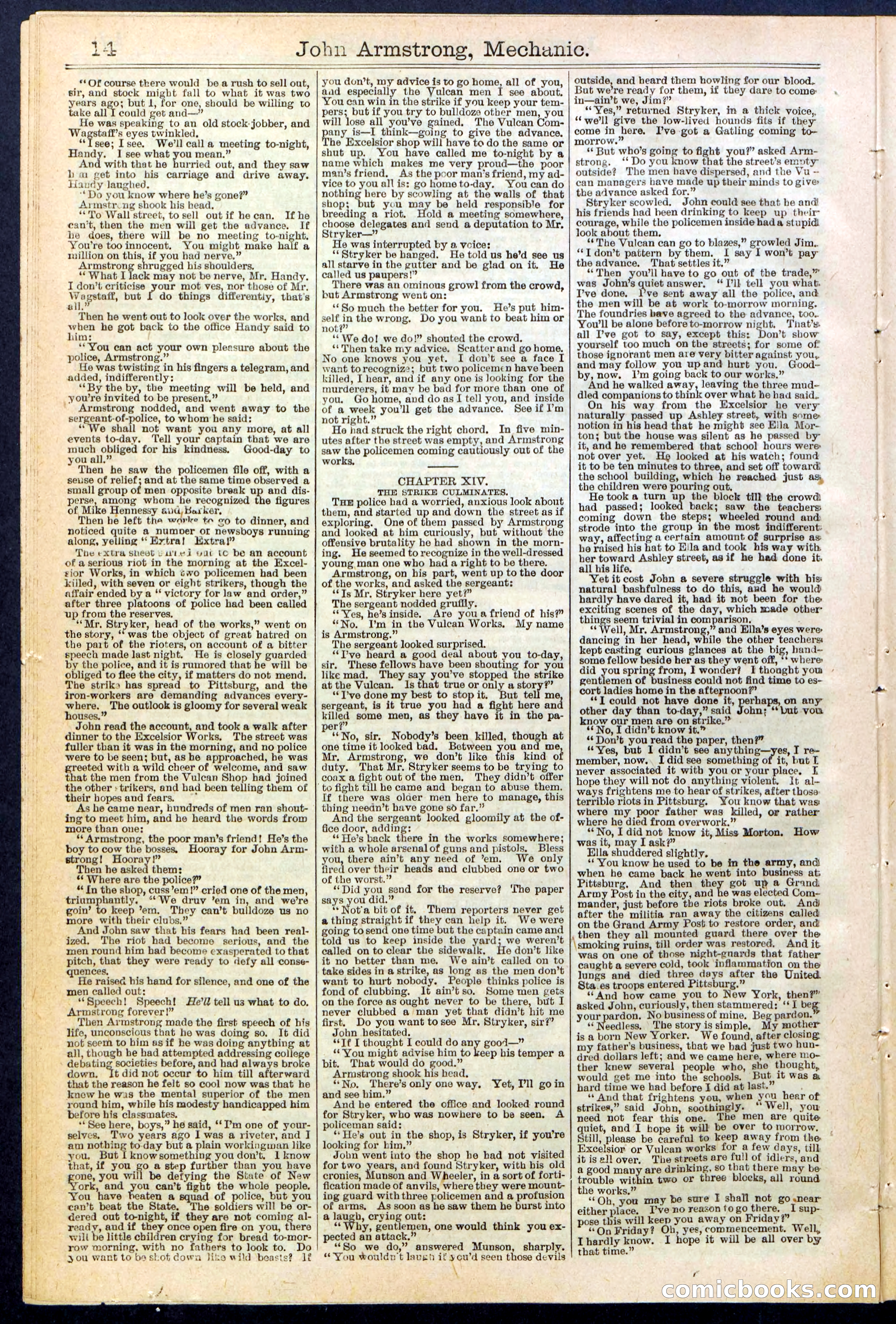 Beadle's New York Dime Library, No. 378 — page 14 of 32