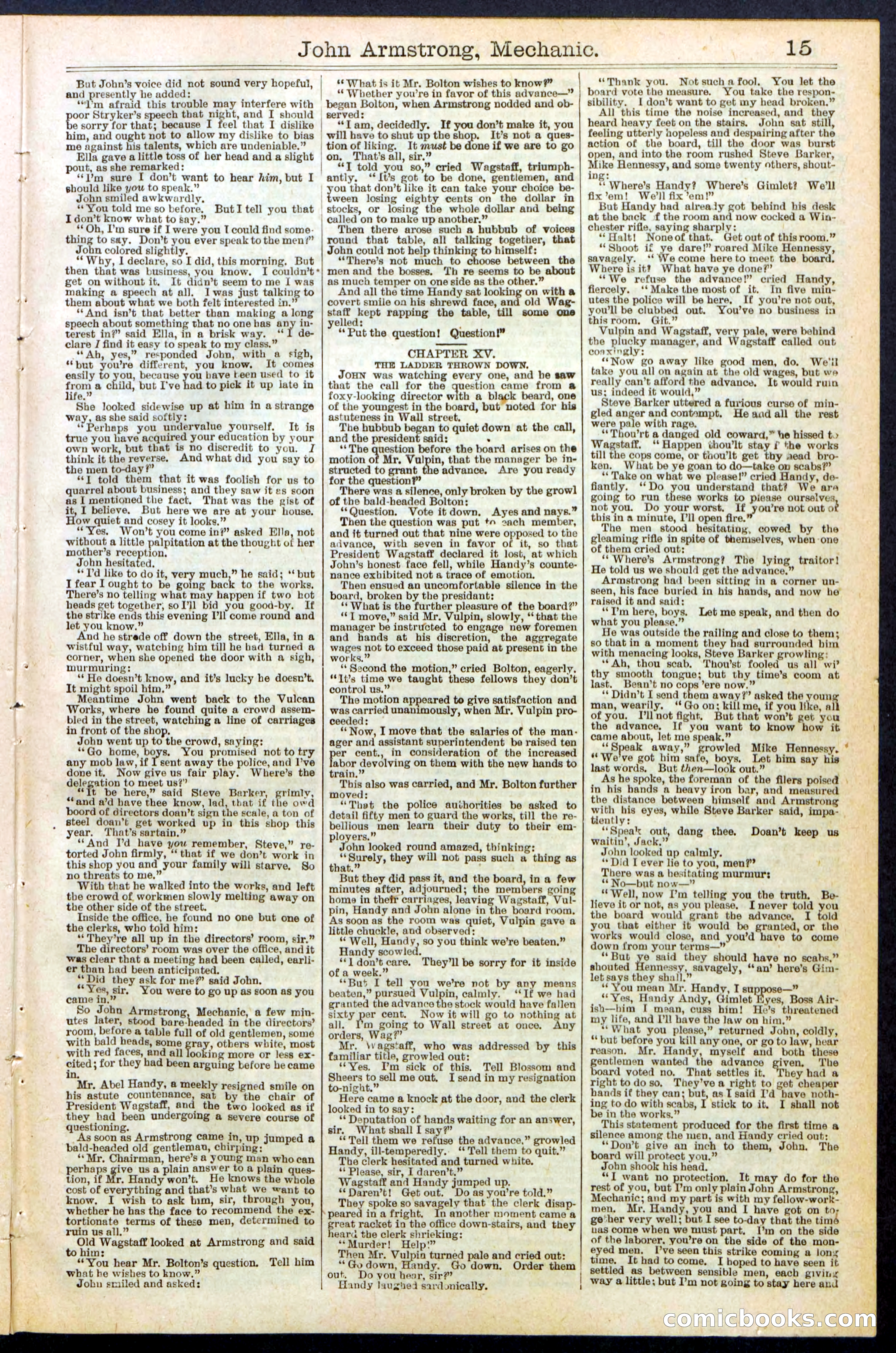 Beadle's New York Dime Library, No. 378 — page 15 of 32