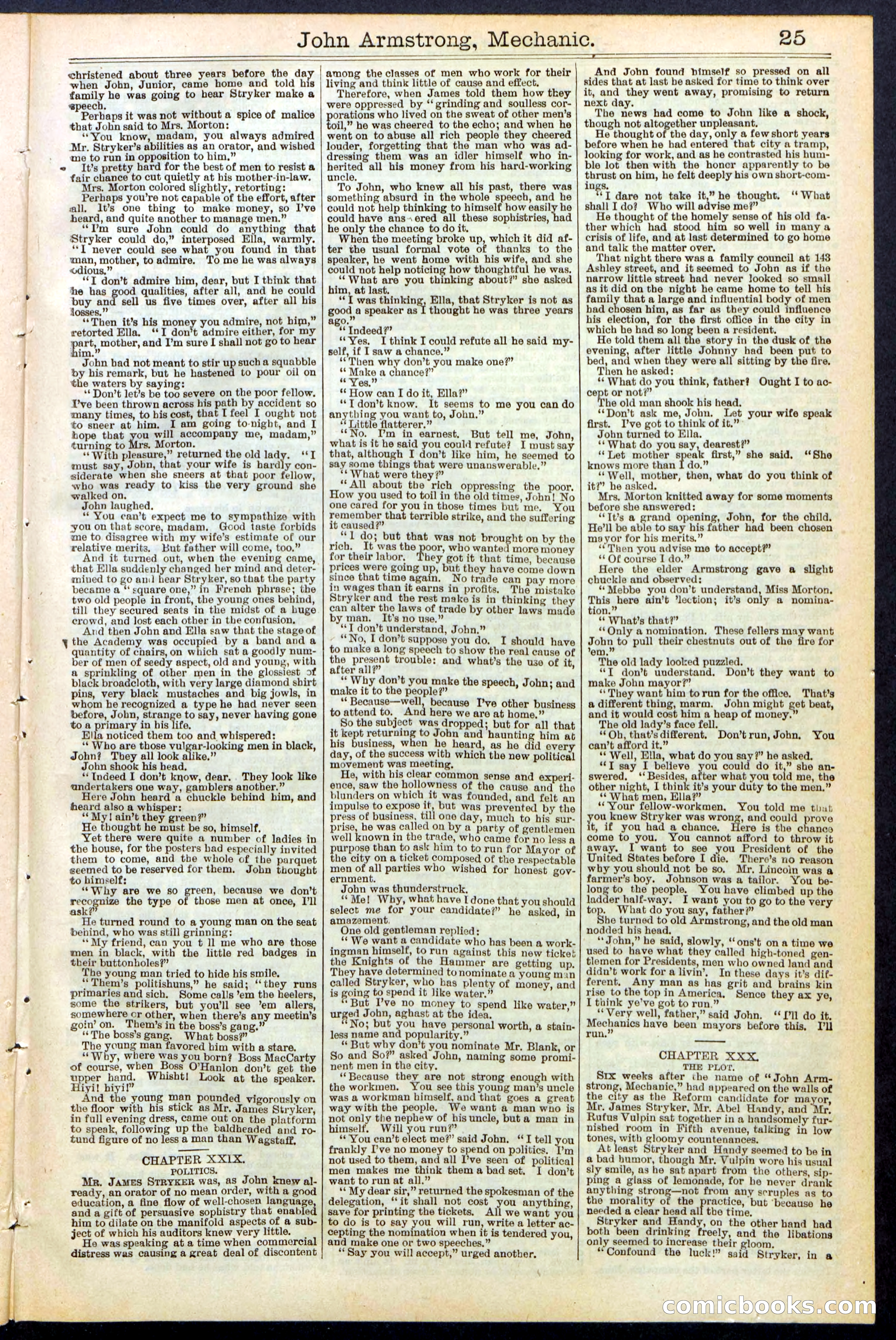 Beadle's New York Dime Library, No. 378 — page 25 of 32