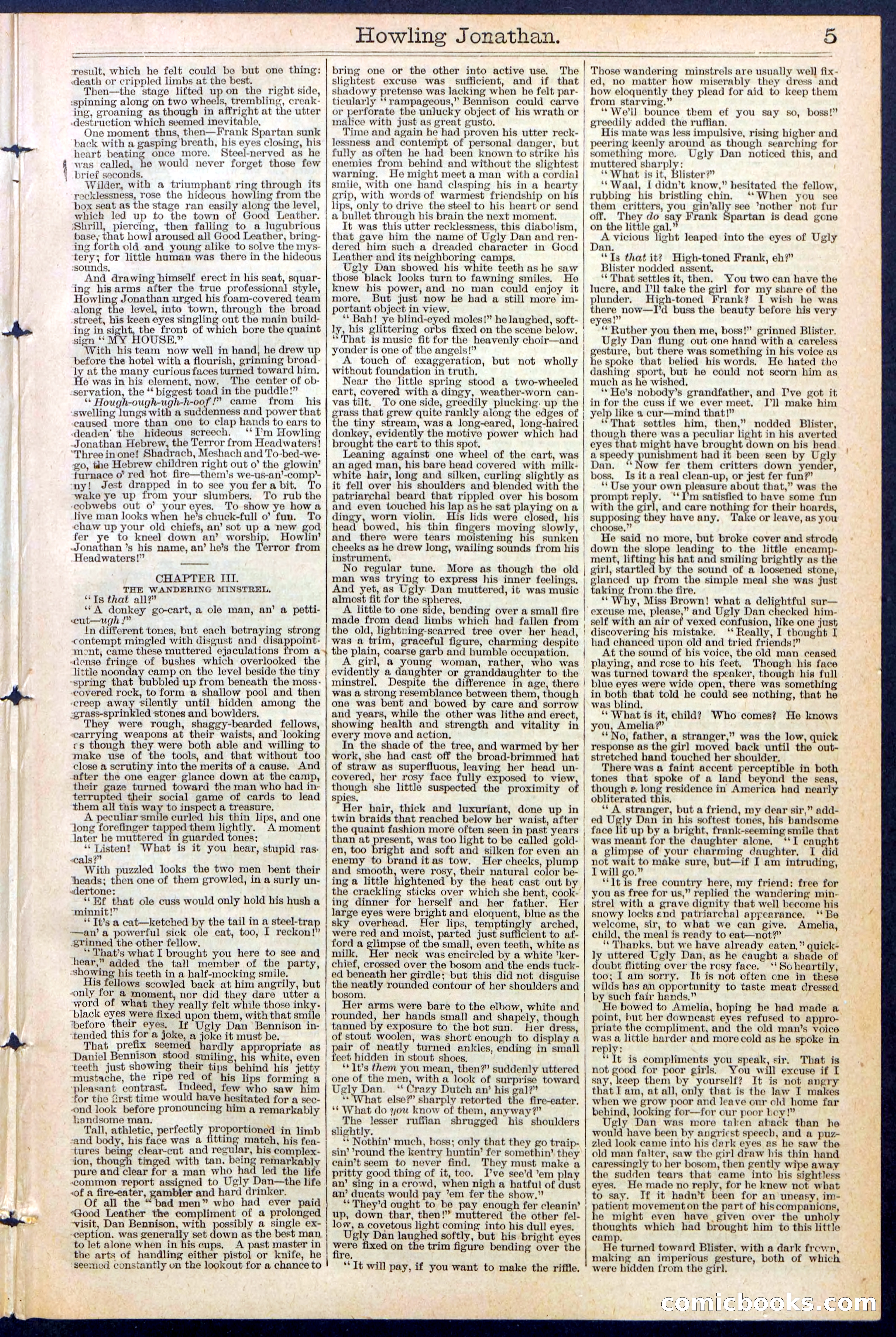 Beadle's New York Dime Library No. 379 — page 5 of 32