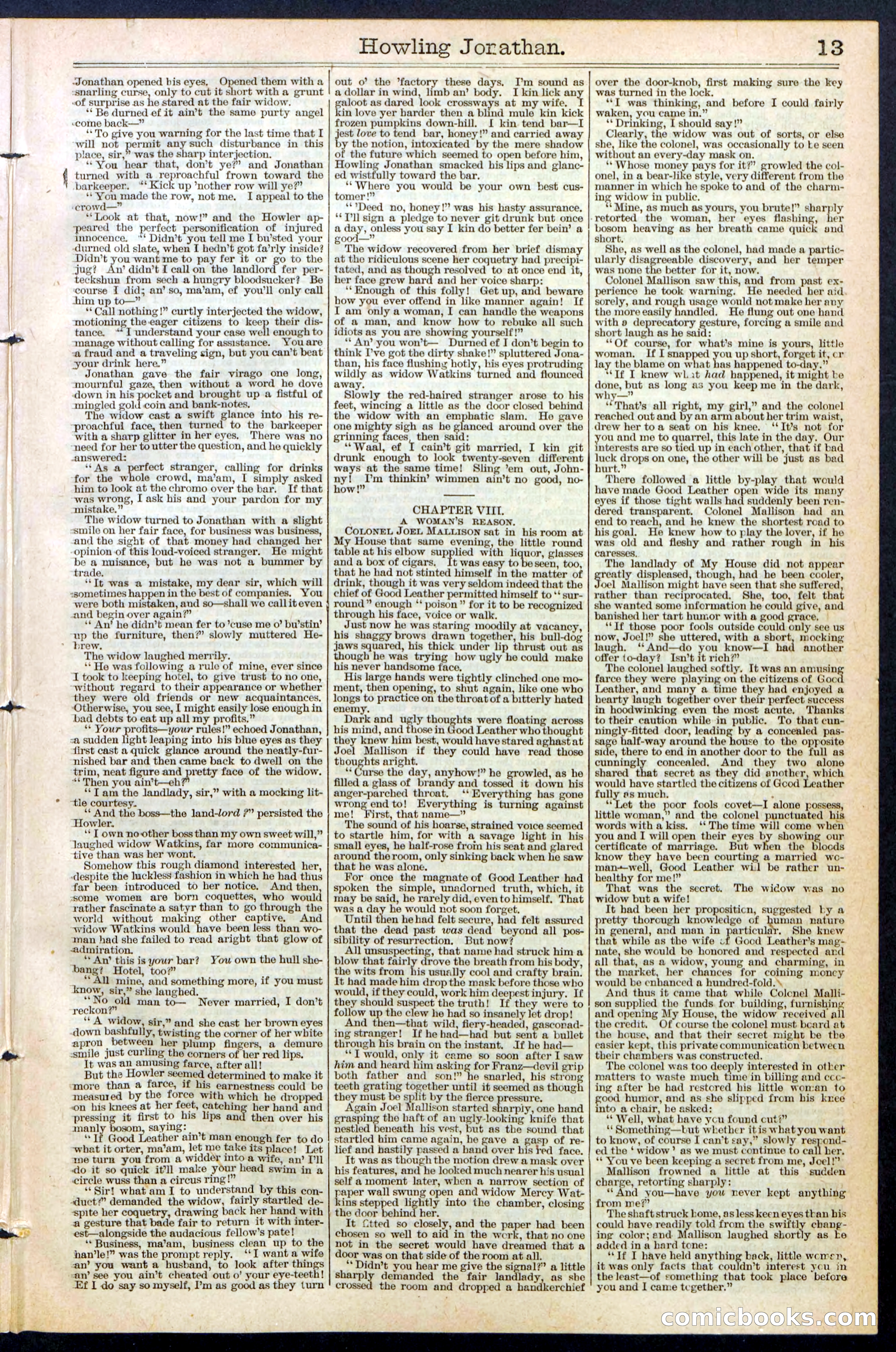 Beadle's New York Dime Library No. 379 — page 13 of 32