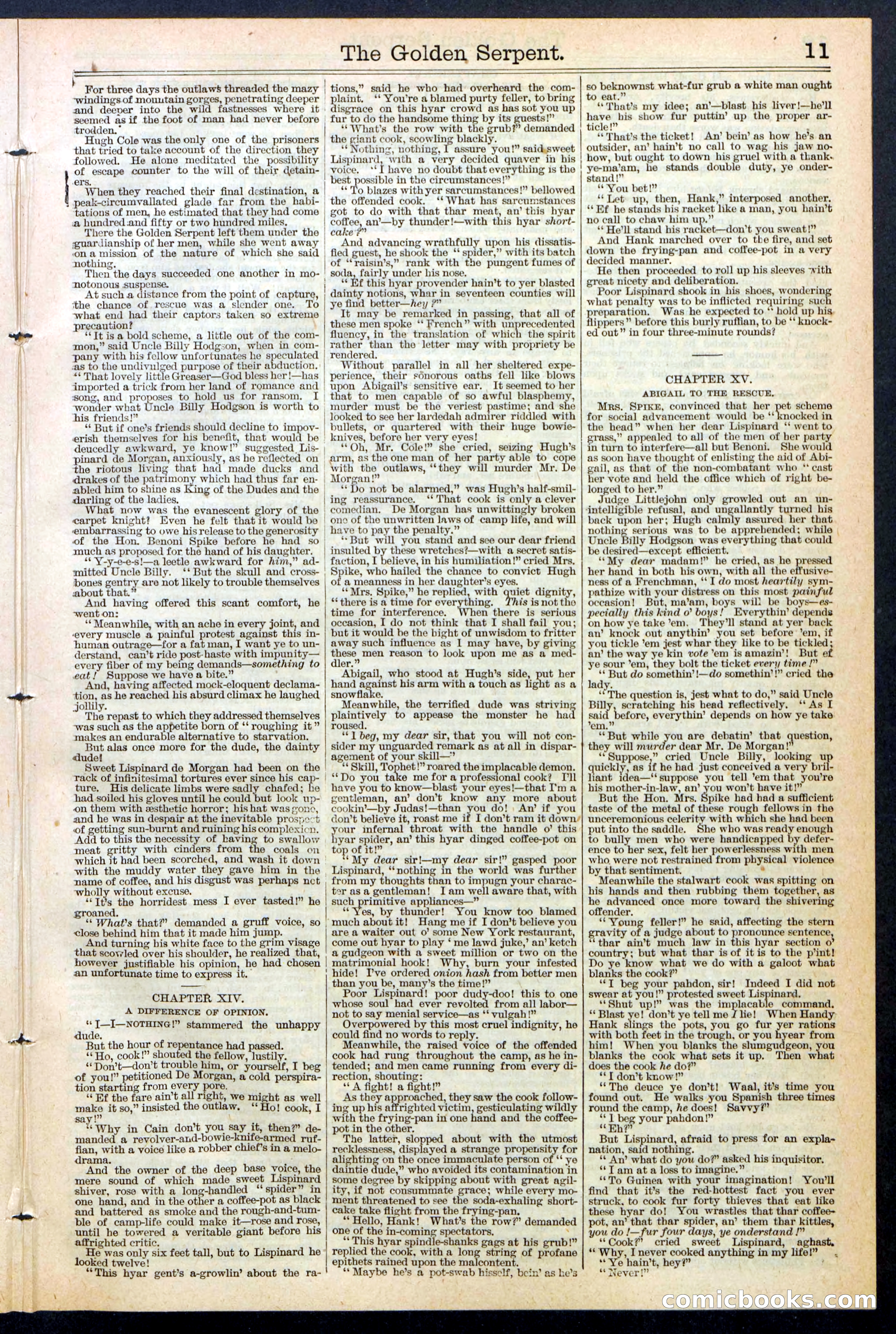 Beadle's New York Dime Library No. 380 — page 11 of 32