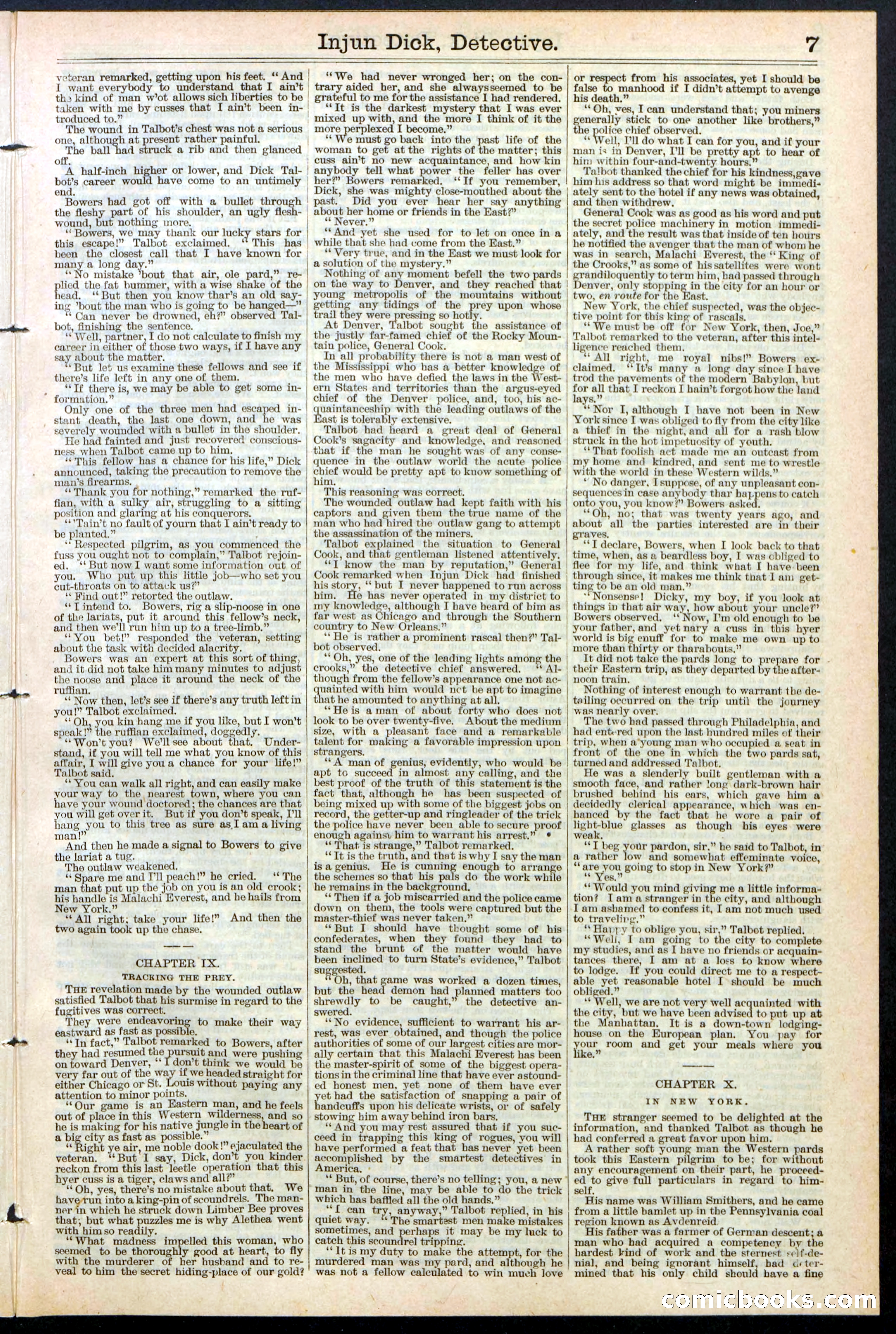 Beadle's Dime Library No. 384 — page 7 of 32