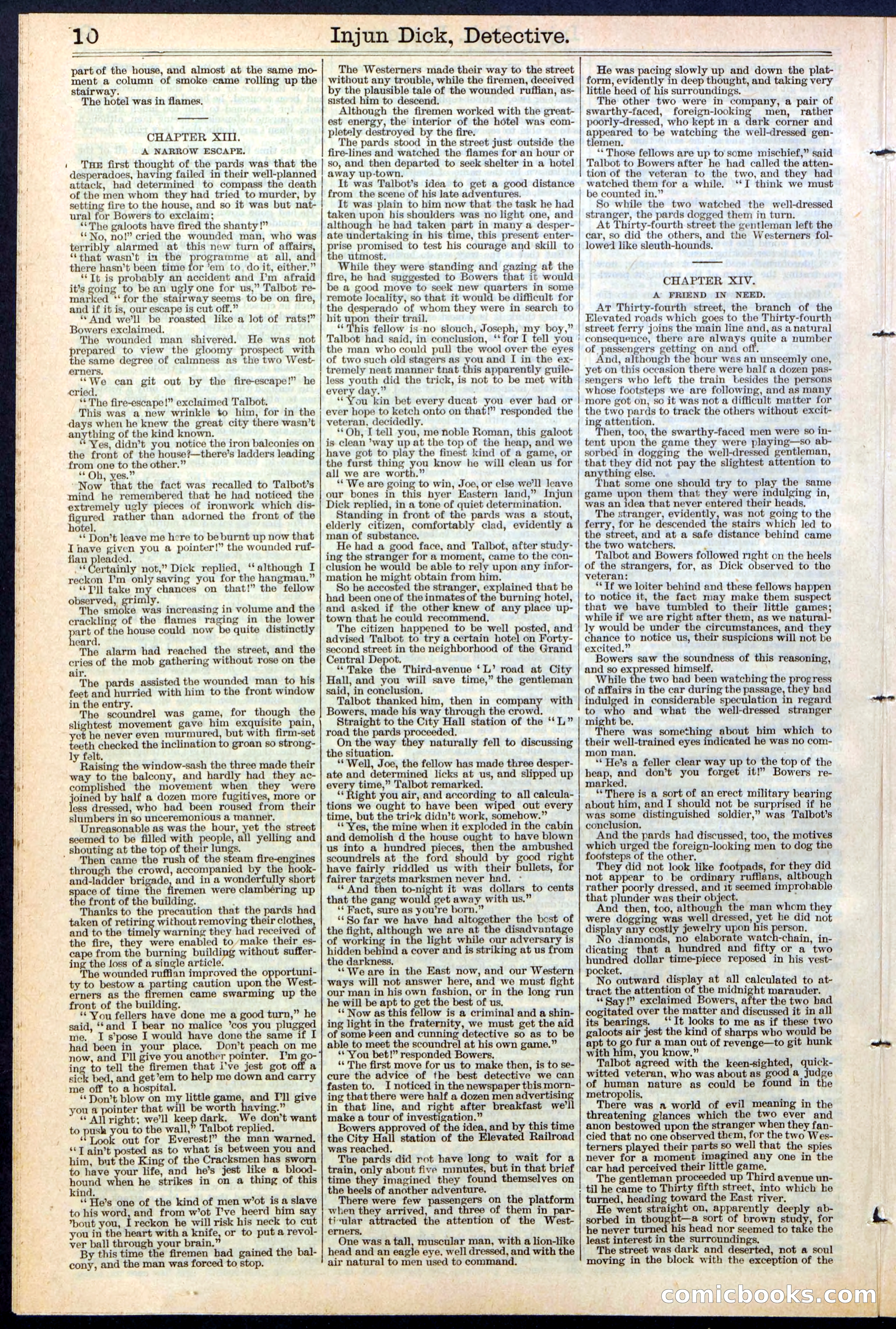 Beadle's Dime Library No. 384 — page 10 of 32