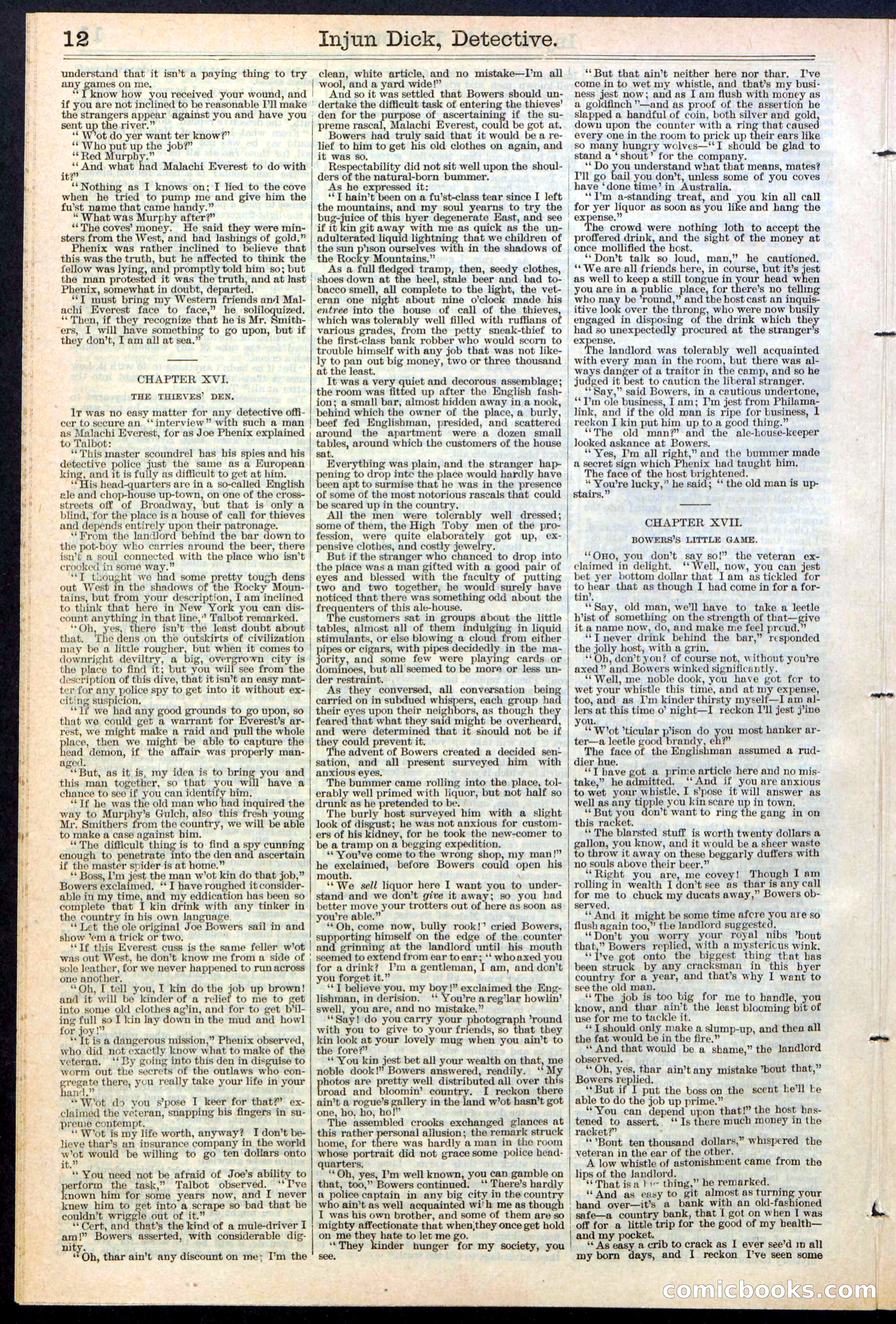 Beadle's Dime Library No. 384 — page 12 of 32